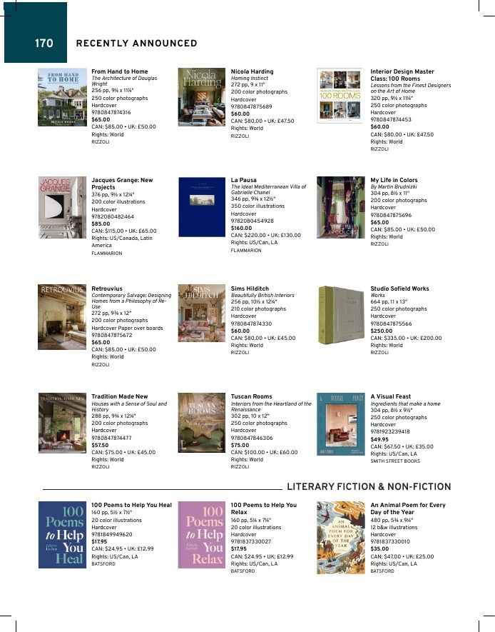 Rizzoli New York Spring 2026 Catalog Weekly Ad January 1 - December 31, 2026