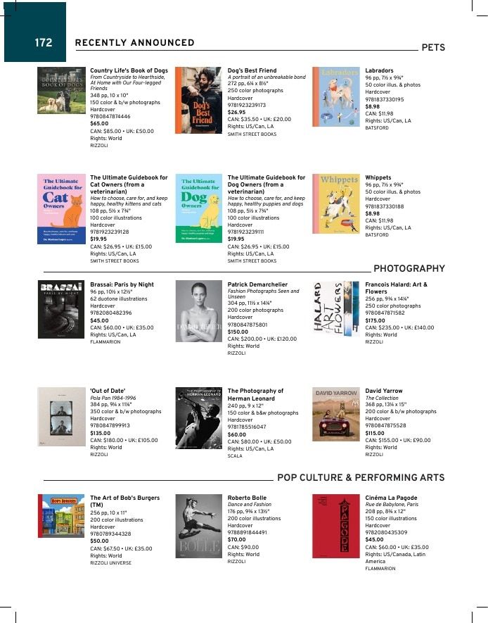 Rizzoli New York Spring 2026 Catalog Weekly Ad January 1 - December 31, 2026