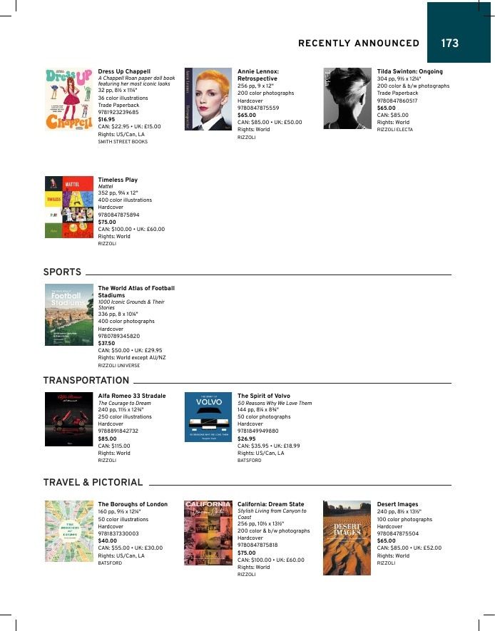 Rizzoli New York Spring 2026 Catalog Weekly Ad January 1 - December 31, 2026