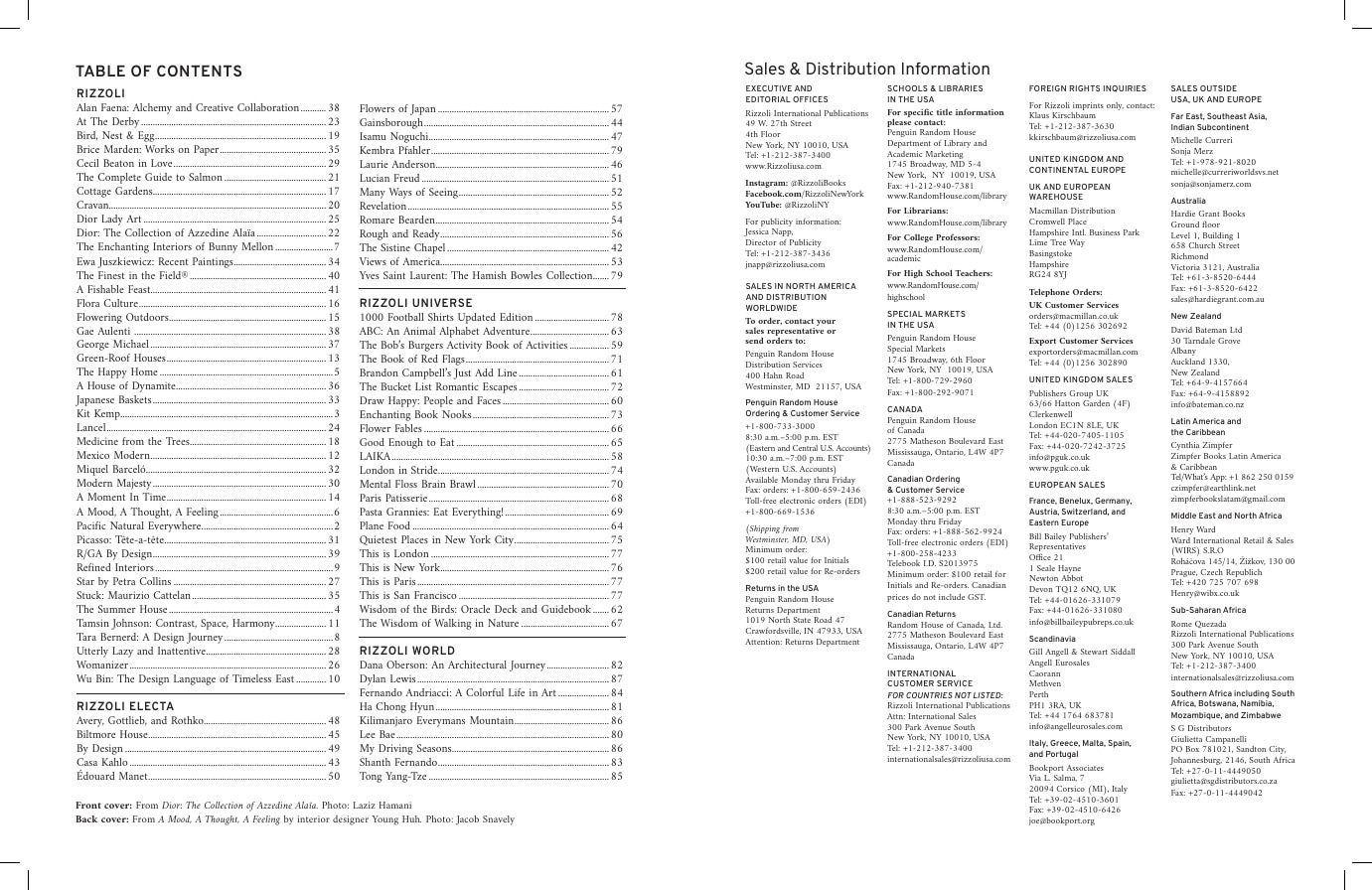 Rizzoli New York Spring 2026 Catalog Weekly Ad January 1 - December 31, 2026