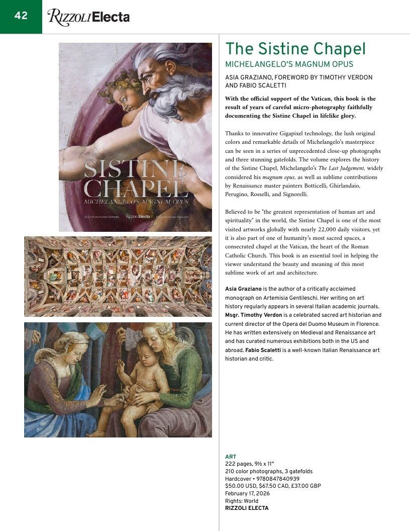 Rizzoli New York Spring 2026 Catalog Weekly Ad January 1 - December 31, 2026