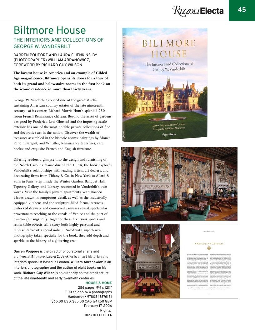 Rizzoli New York Spring 2026 Catalog Weekly Ad January 1 - December 31, 2026