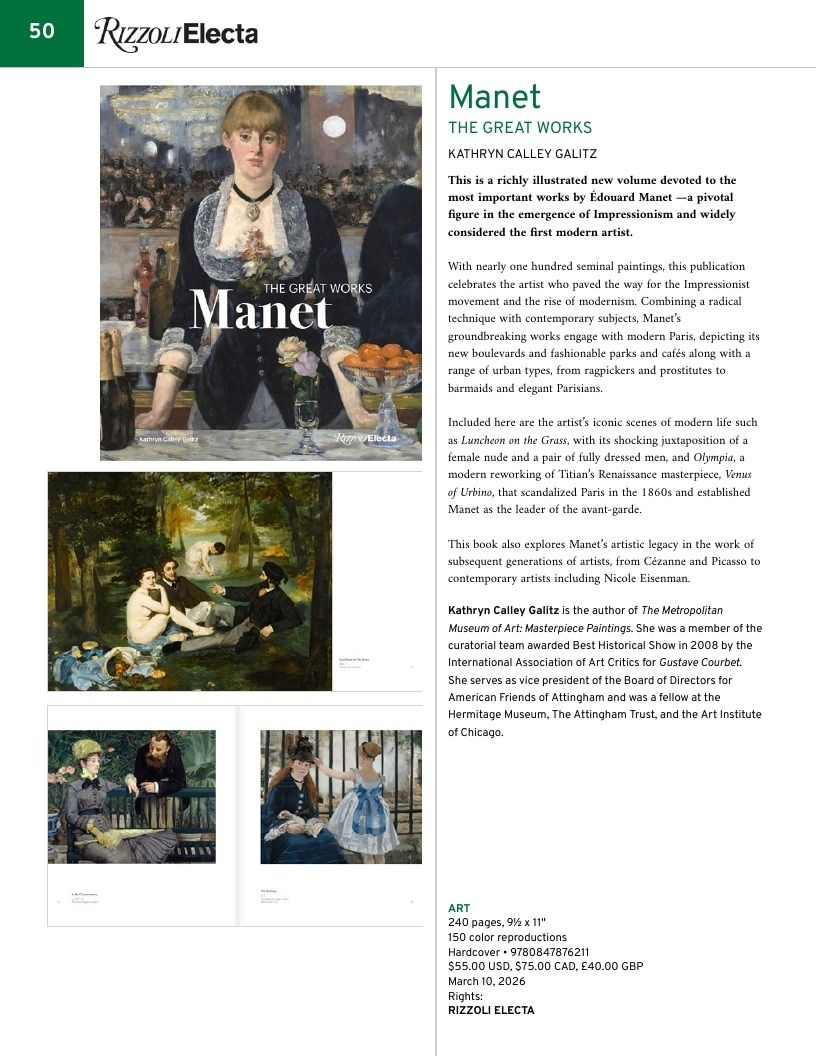 Rizzoli New York Spring 2026 Catalog Weekly Ad January 1 - December 31, 2026