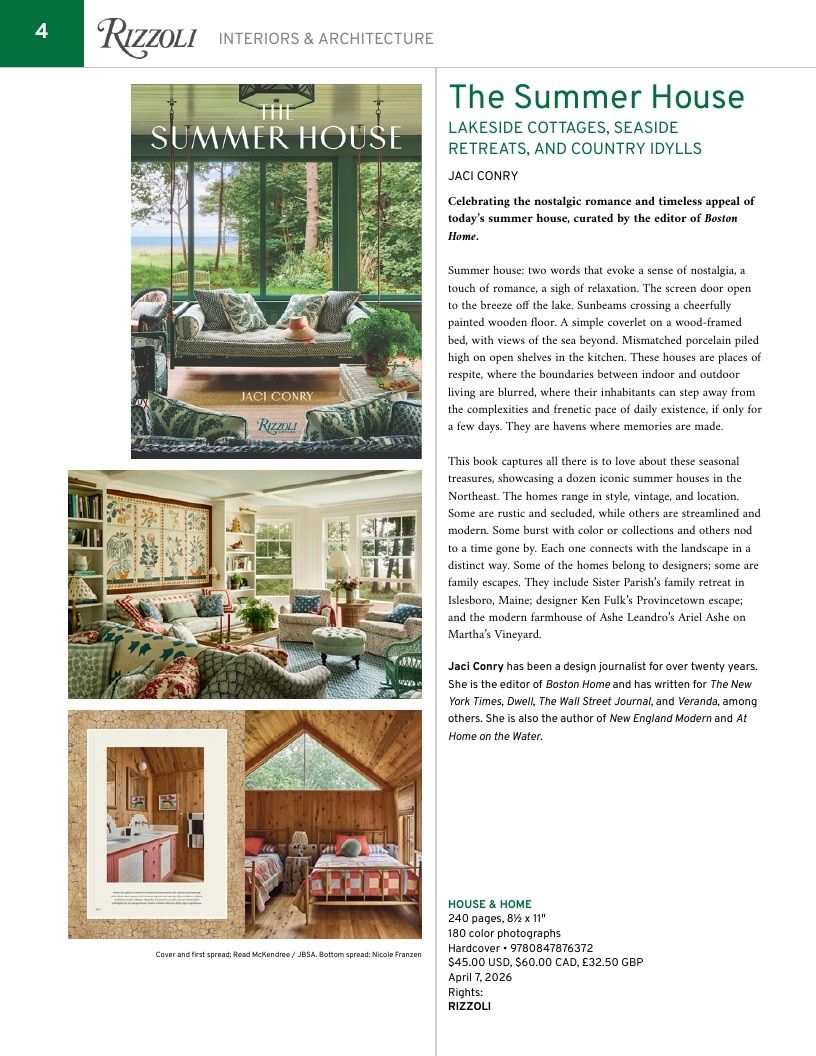 Rizzoli New York Spring 2026 Catalog Weekly Ad January 1 - December 31, 2026