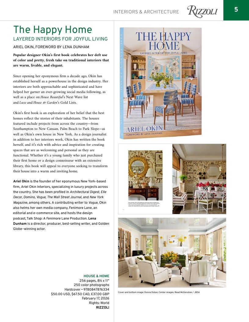 Rizzoli New York Spring 2026 Catalog Weekly Ad January 1 - December 31, 2026