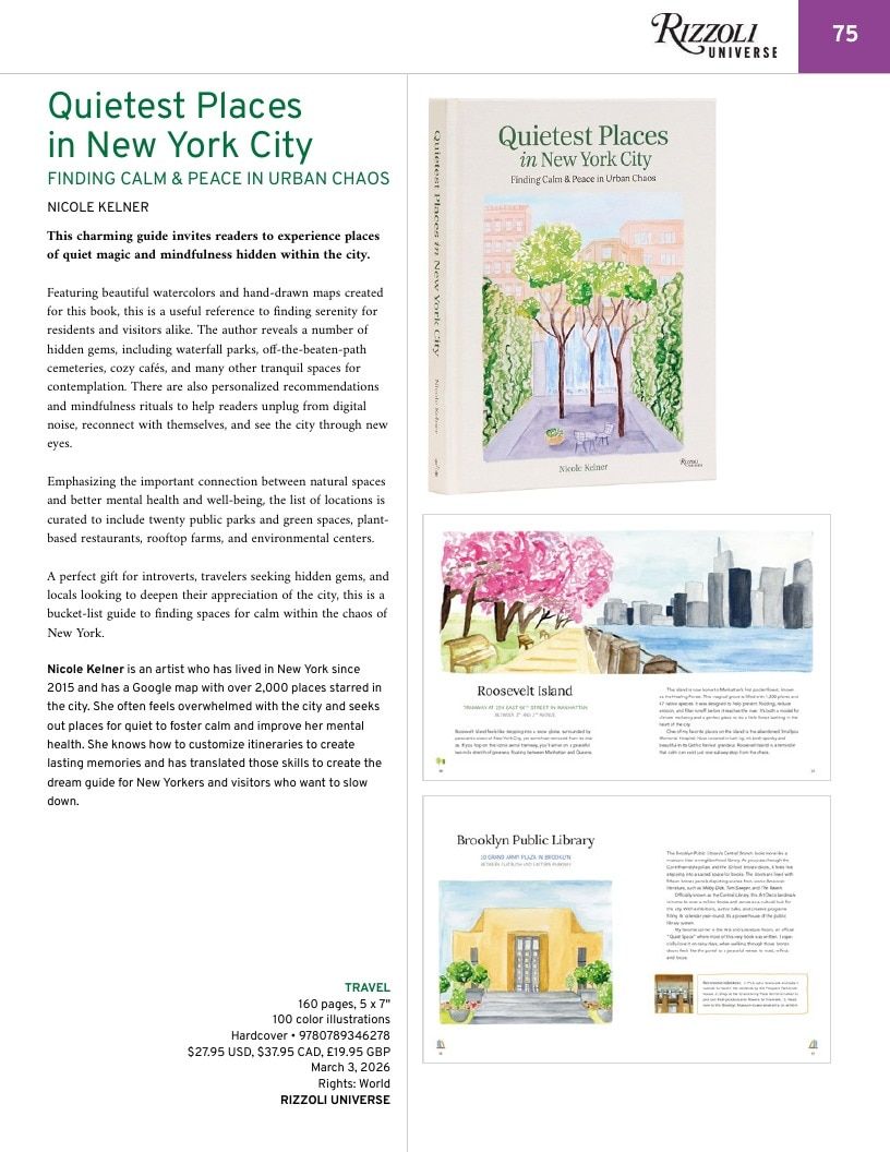 Rizzoli New York Spring 2026 Catalog Weekly Ad January 1 - December 31, 2026
