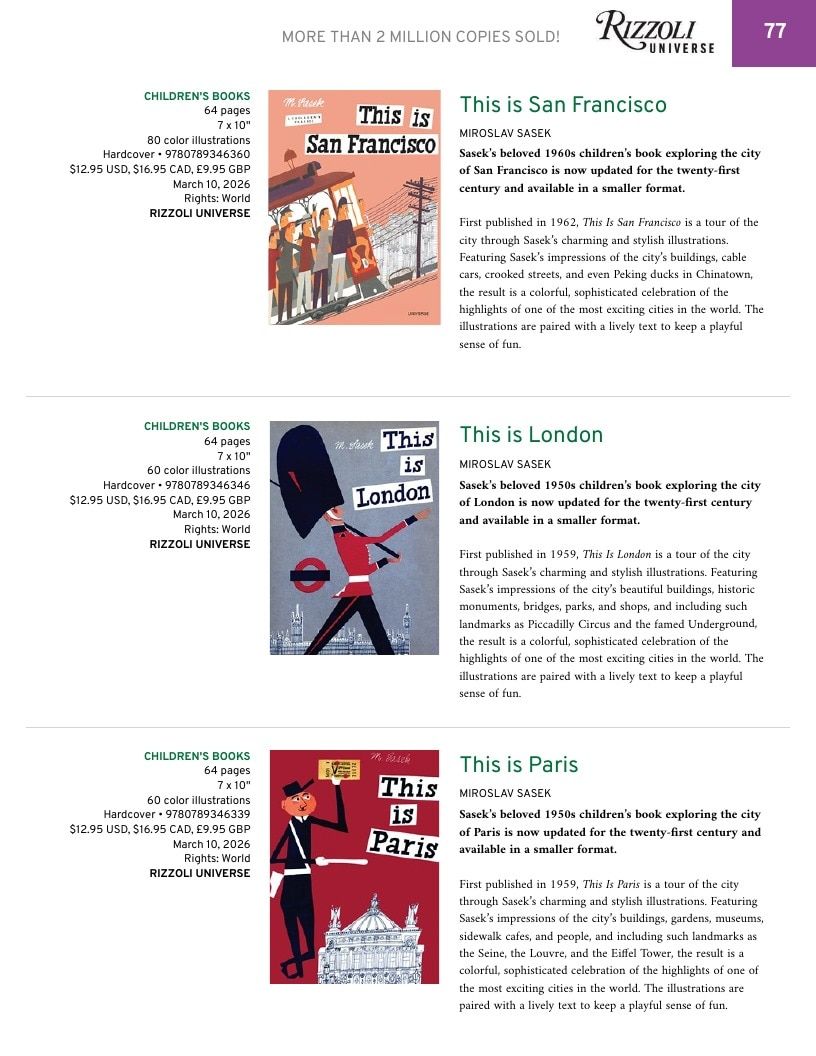 Rizzoli New York Spring 2026 Catalog Weekly Ad January 1 - December 31, 2026