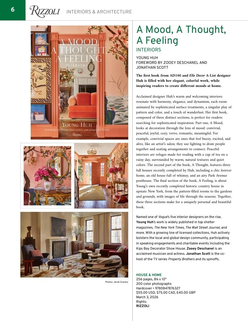 Rizzoli New York Spring 2026 Catalog Weekly Ad January 1 - December 31, 2026