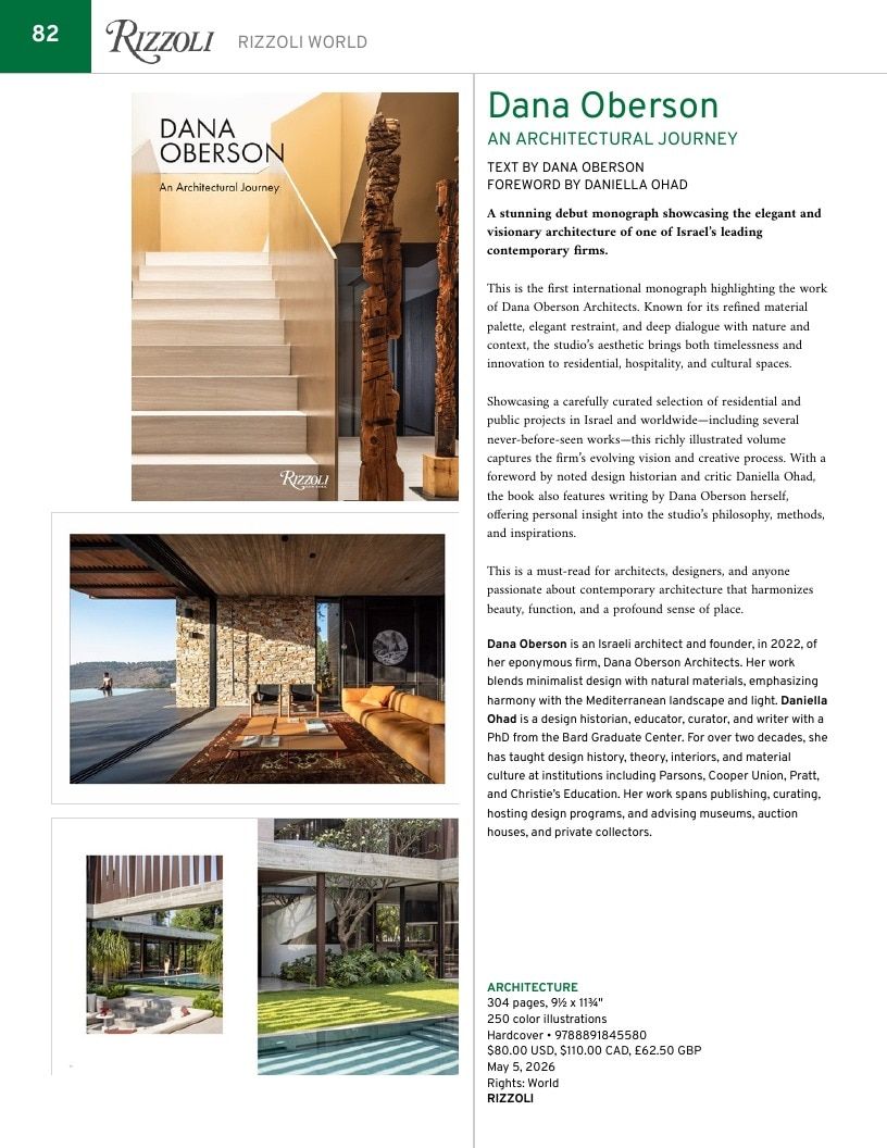 Rizzoli New York Spring 2026 Catalog Weekly Ad January 1 - December 31, 2026
