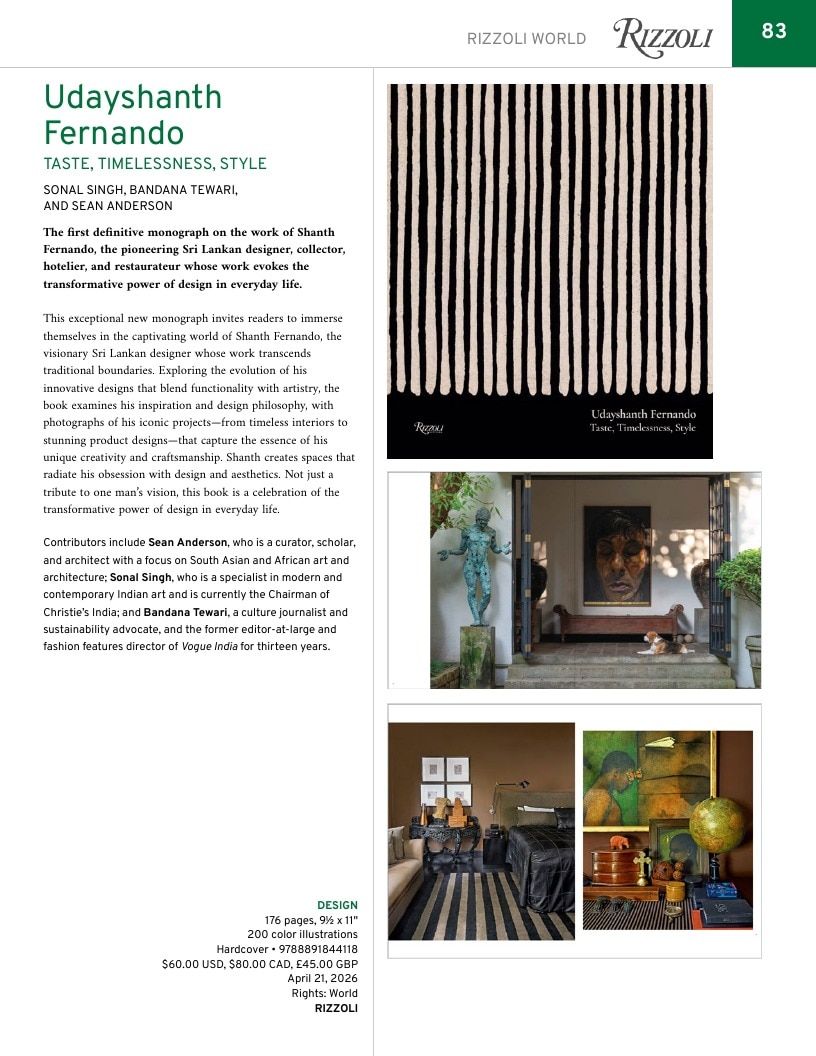 Rizzoli New York Spring 2026 Catalog Weekly Ad January 1 - December 31, 2026