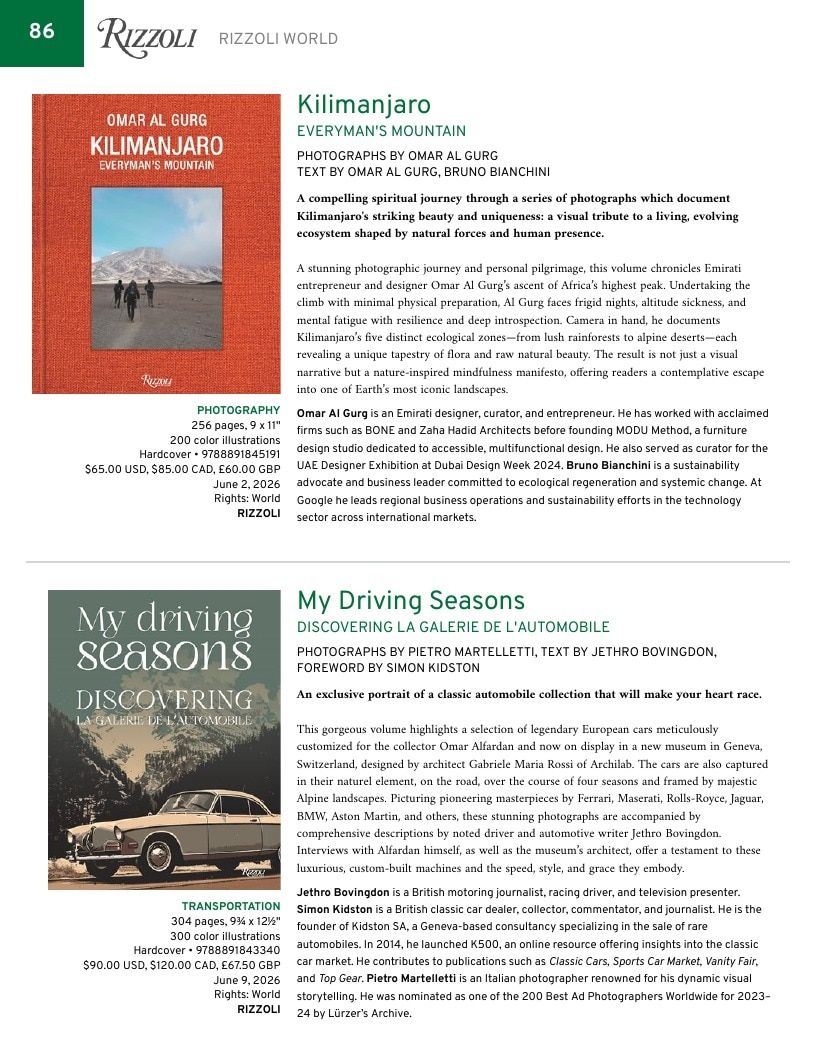 Rizzoli New York Spring 2026 Catalog Weekly Ad January 1 - December 31, 2026