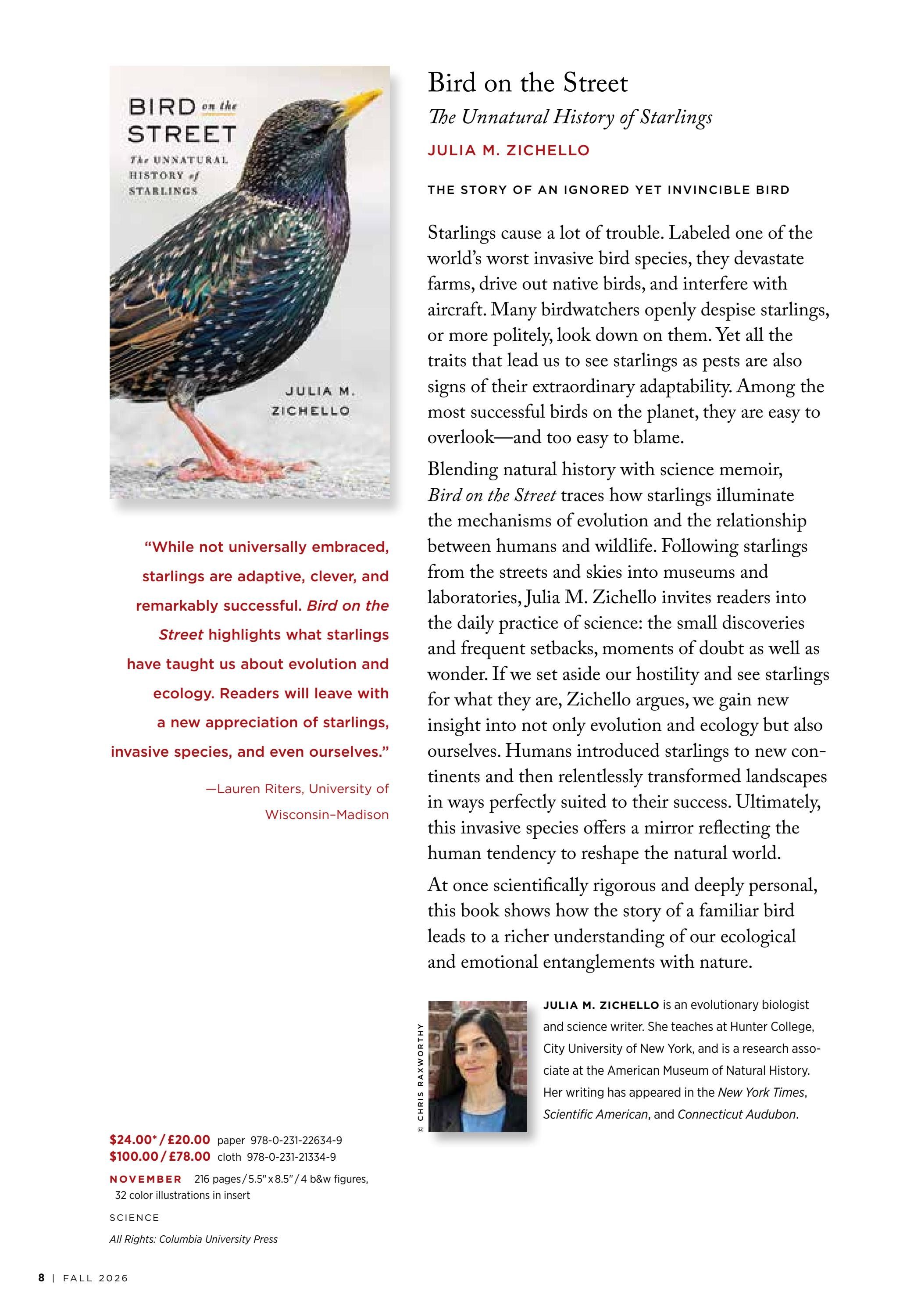 Columbia University Press Fall Catalog Weekly Ad January 1 - December 31, 2026