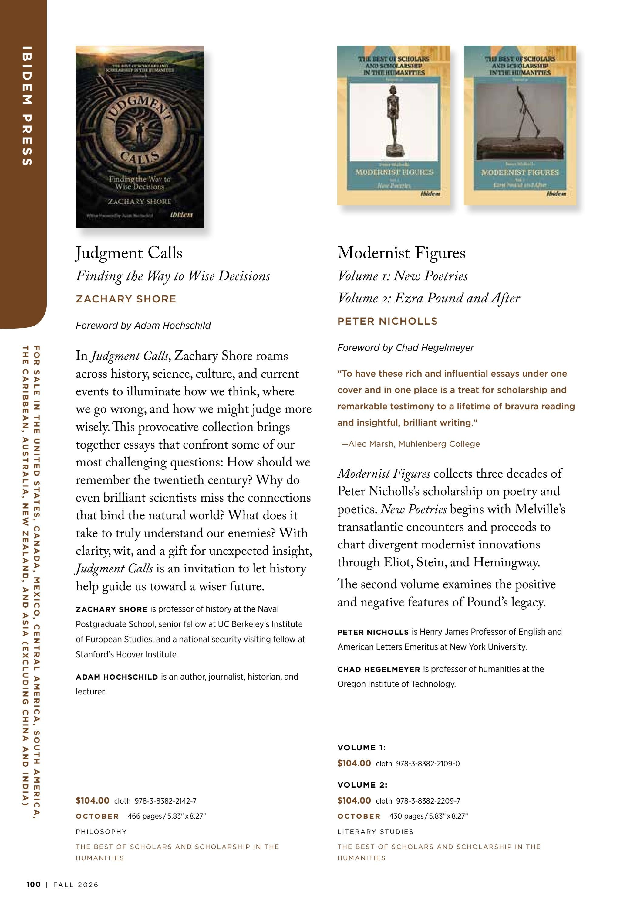 Columbia University Press Fall Catalog Weekly Ad January 1 - December 31, 2026