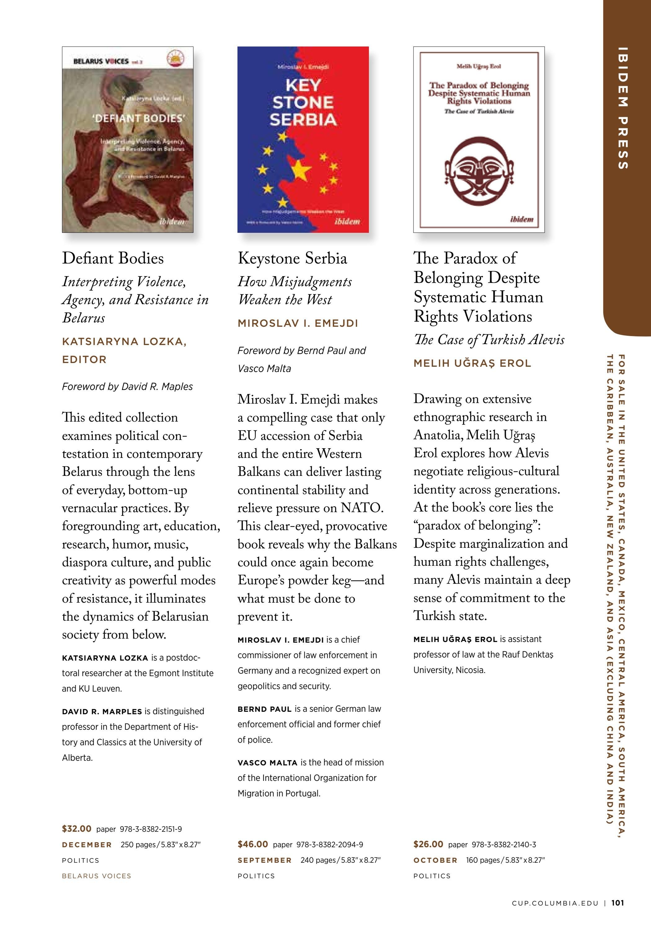 Columbia University Press Fall Catalog Weekly Ad January 1 - December 31, 2026