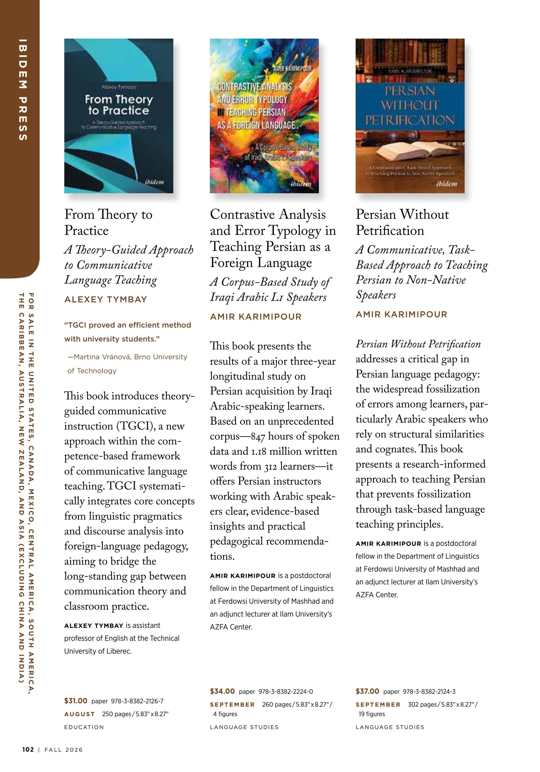 Columbia University Press Fall Catalog Weekly Ad January 1 - December 31, 2026