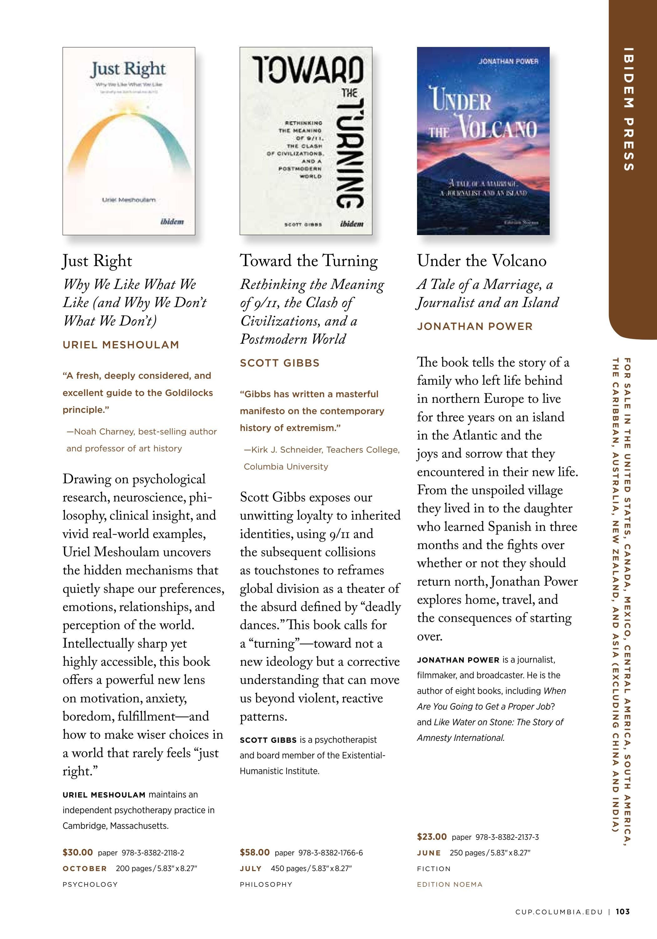 Columbia University Press Fall Catalog Weekly Ad January 1 - December 31, 2026