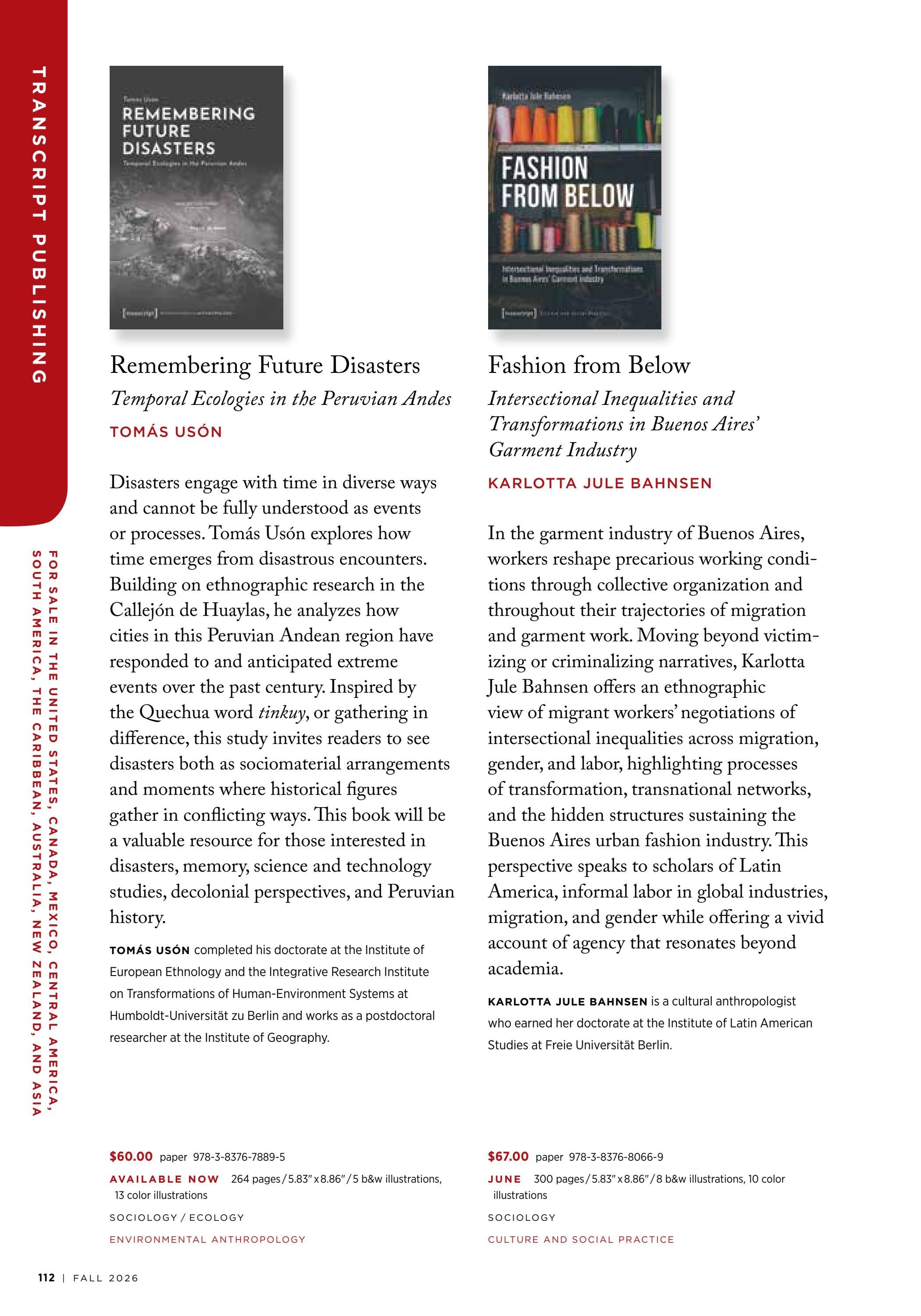 Columbia University Press Fall Catalog Weekly Ad January 1 - December 31, 2026