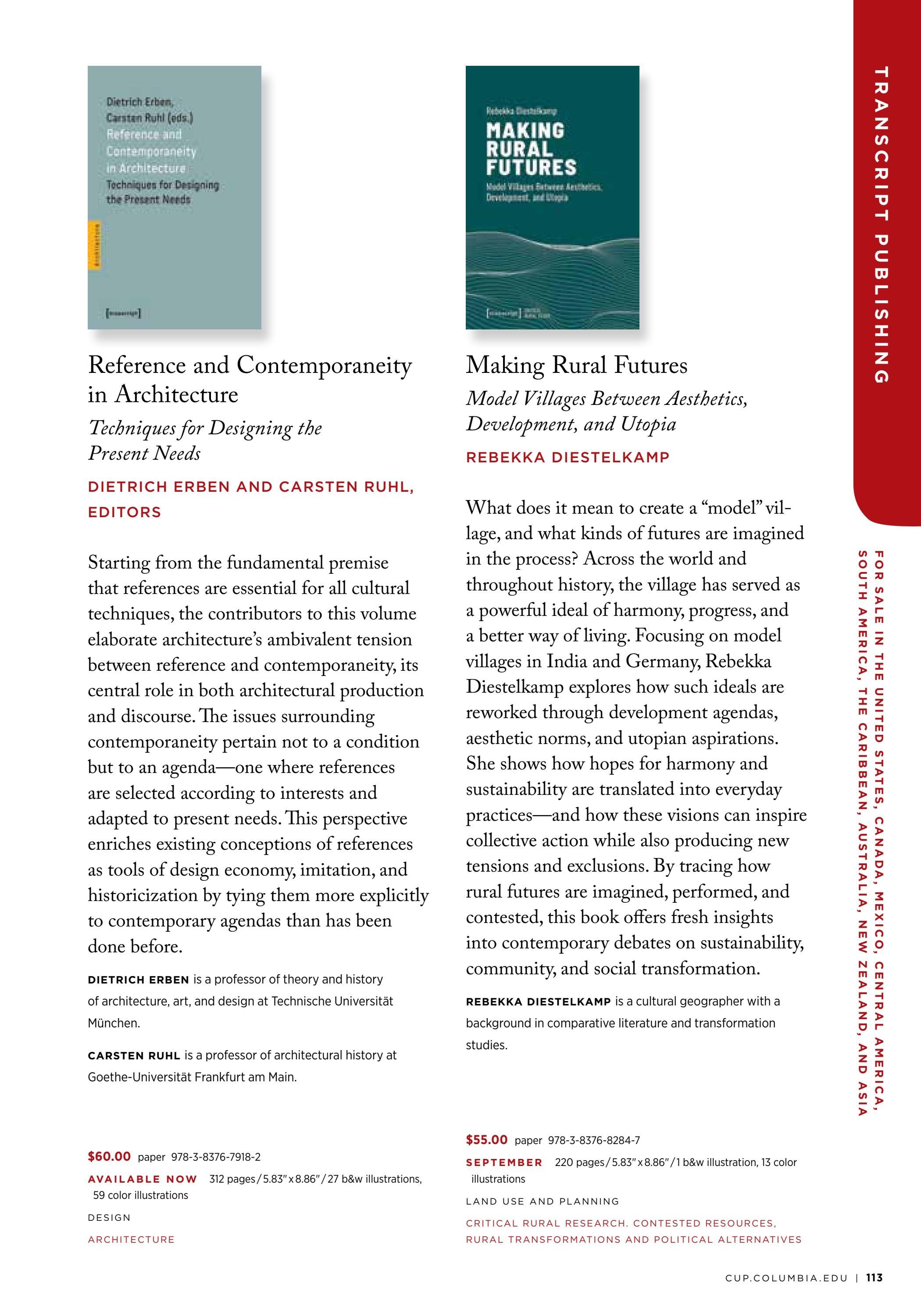 Columbia University Press Fall Catalog Weekly Ad January 1 - December 31, 2026