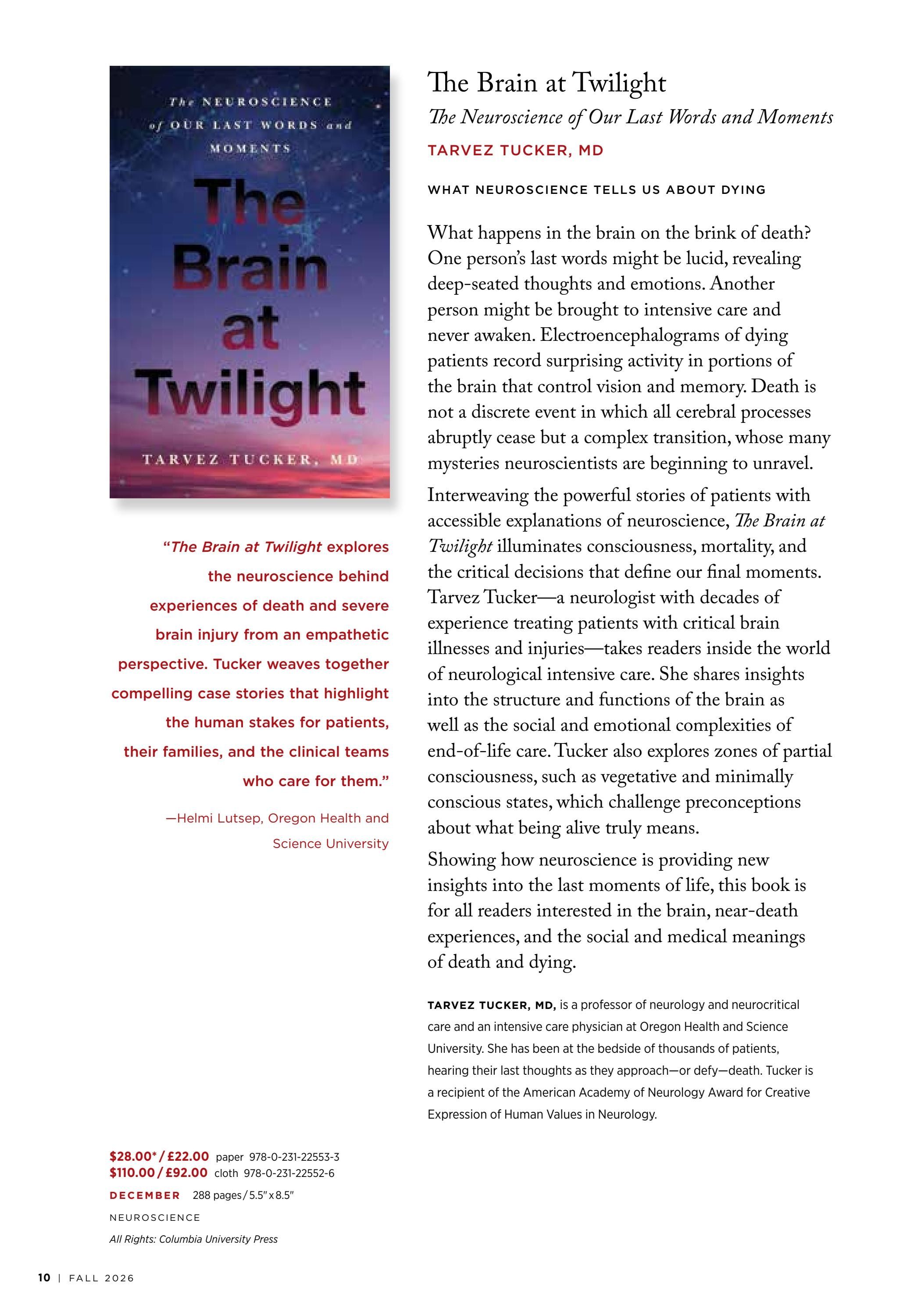 Columbia University Press Fall Catalog Weekly Ad January 1 - December 31, 2026