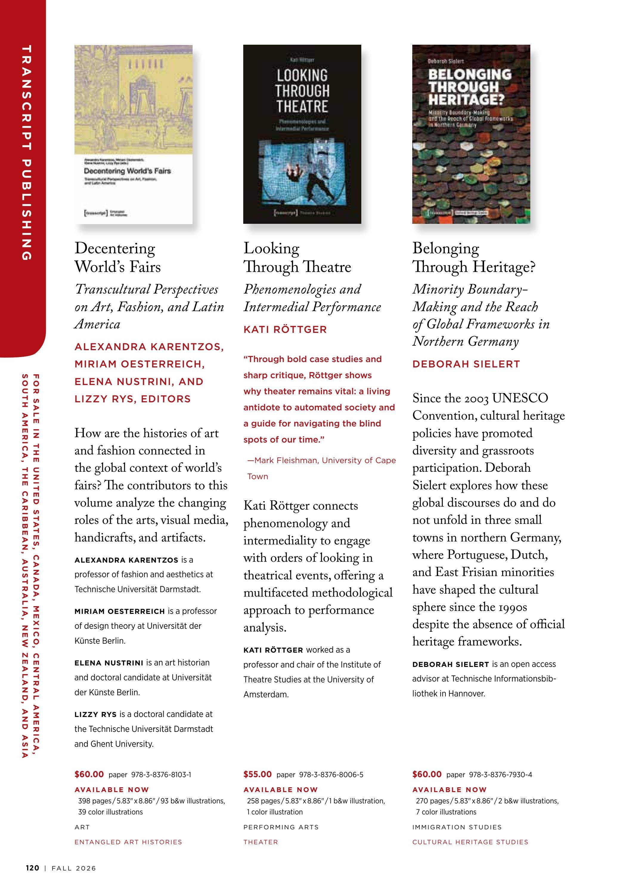 Columbia University Press Fall Catalog Weekly Ad January 1 - December 31, 2026