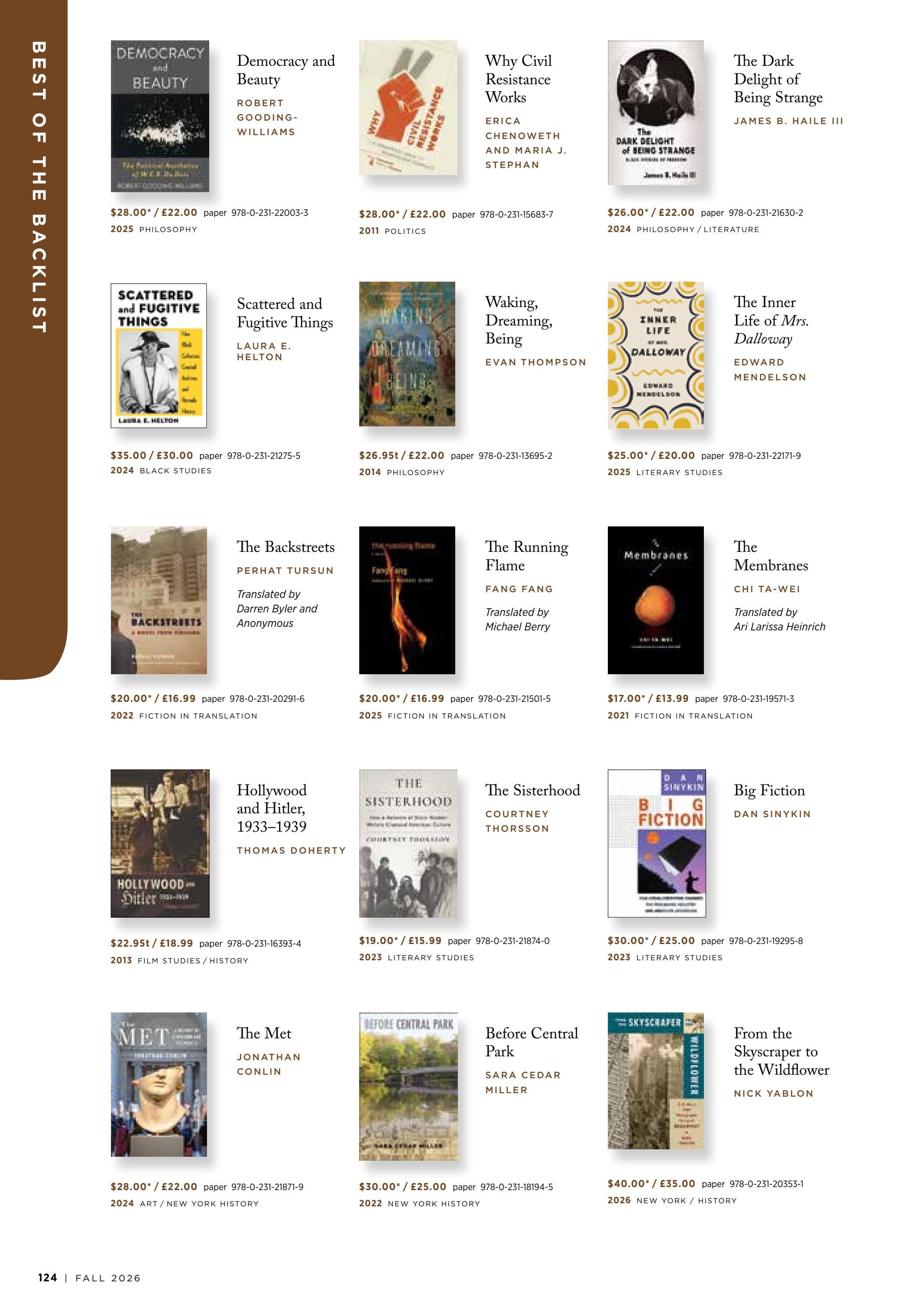 Columbia University Press Fall Catalog Weekly Ad January 1 - December 31, 2026