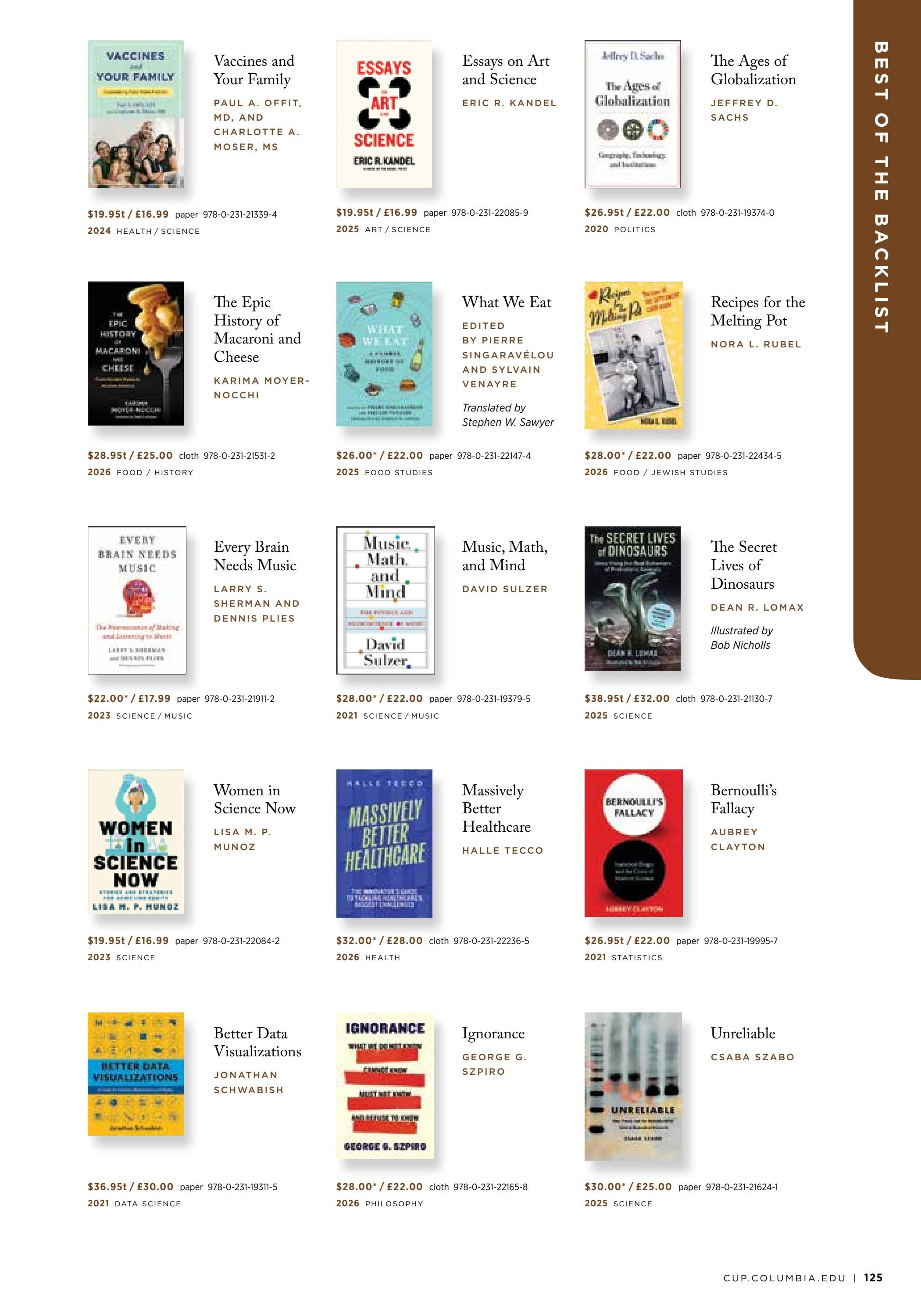 Columbia University Press Fall Catalog Weekly Ad January 1 - December 31, 2026