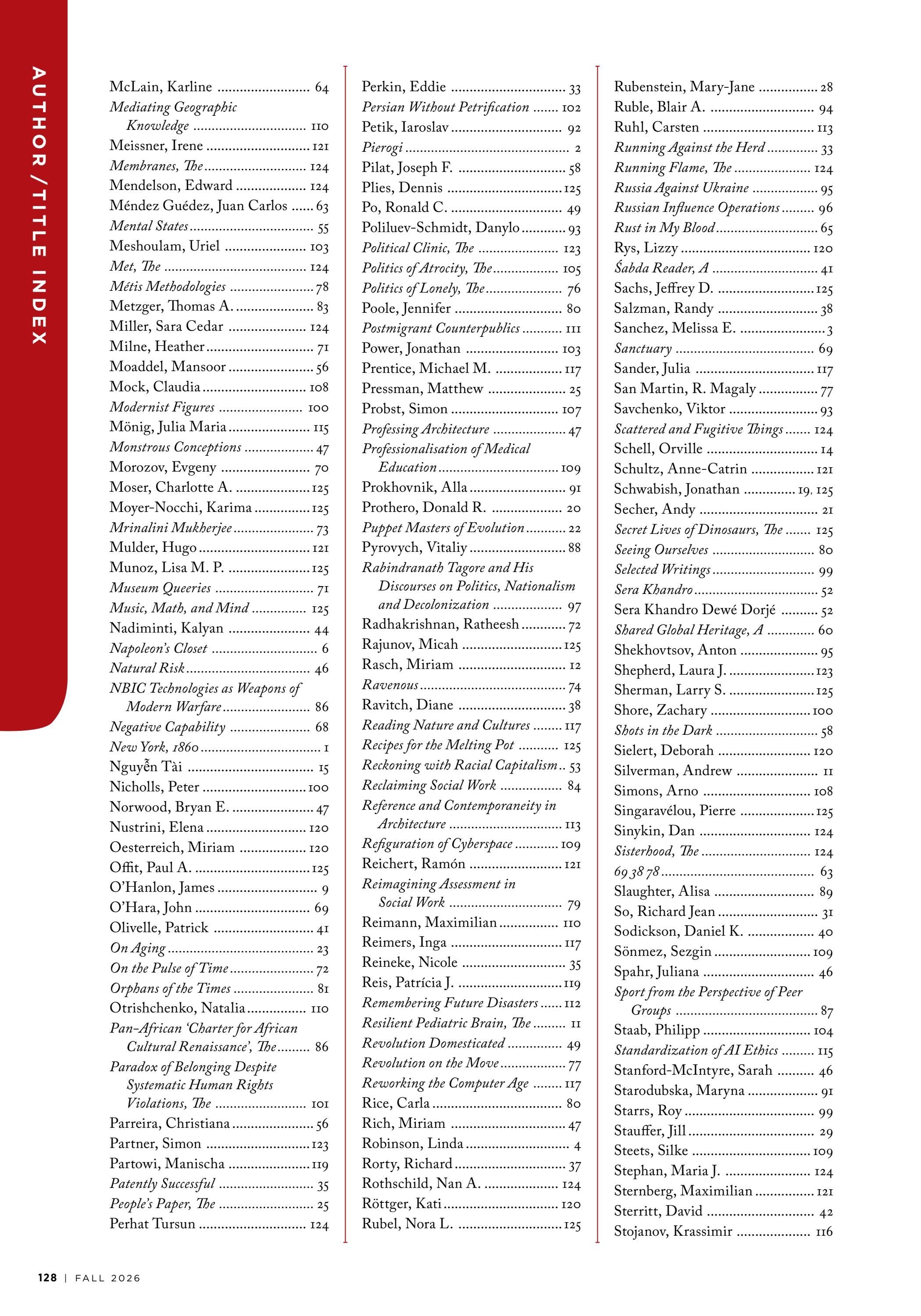 Columbia University Press Fall Catalog Weekly Ad January 1 - December 31, 2026