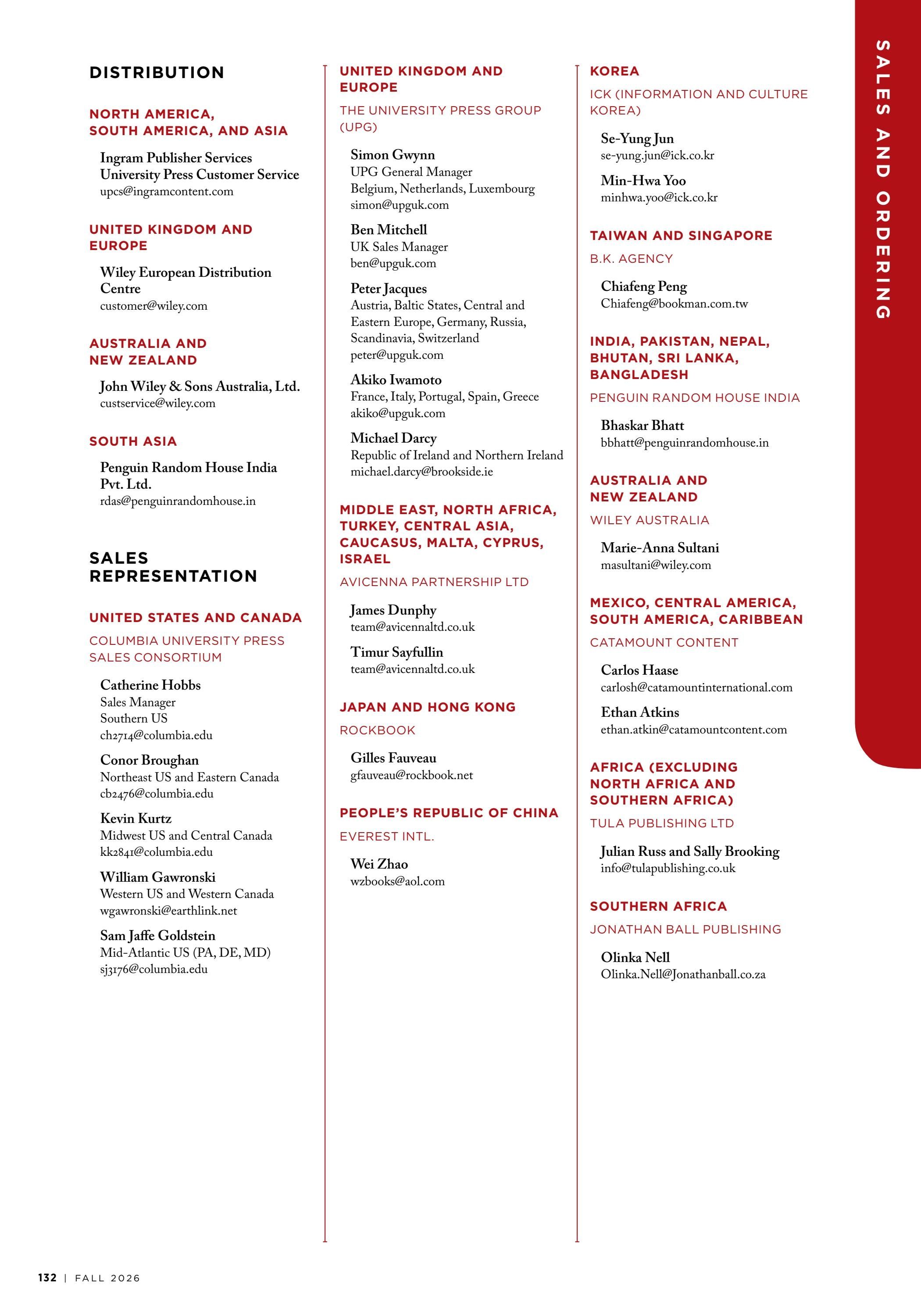 Columbia University Press Fall Catalog Weekly Ad January 1 - December 31, 2026