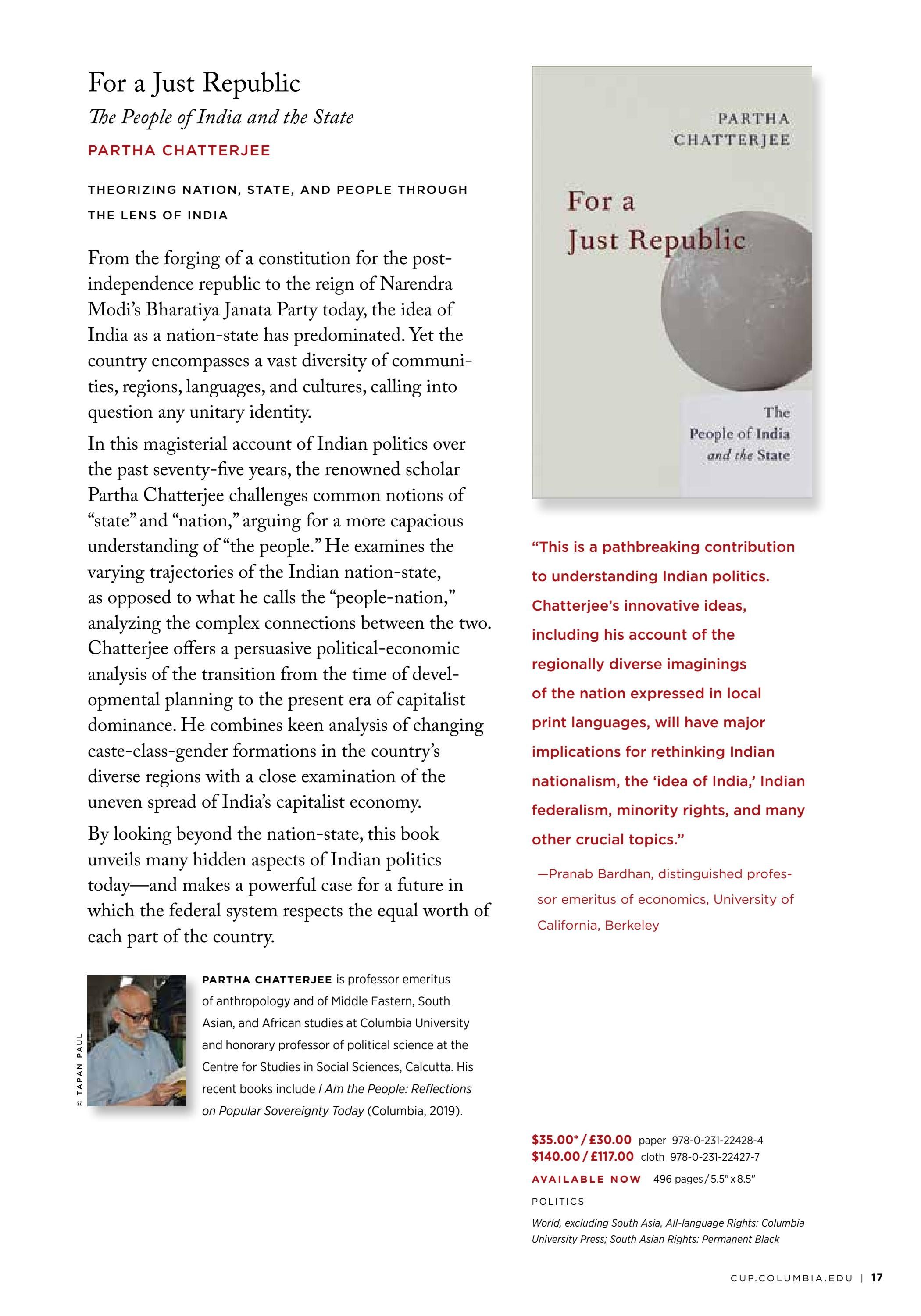Columbia University Press Fall Catalog Weekly Ad January 1 - December 31, 2026