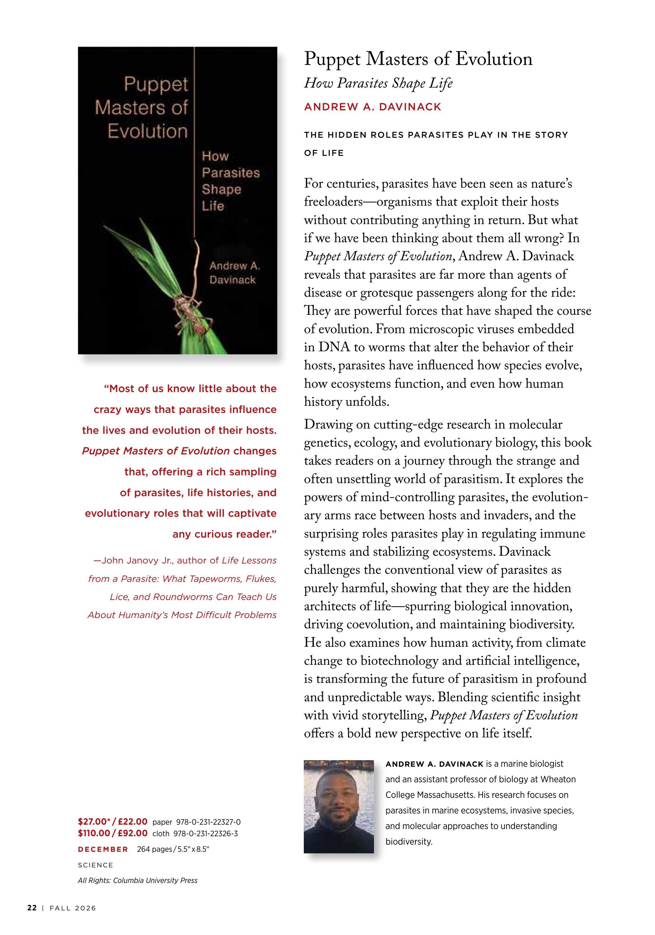 Columbia University Press Fall Catalog Weekly Ad January 1 - December 31, 2026