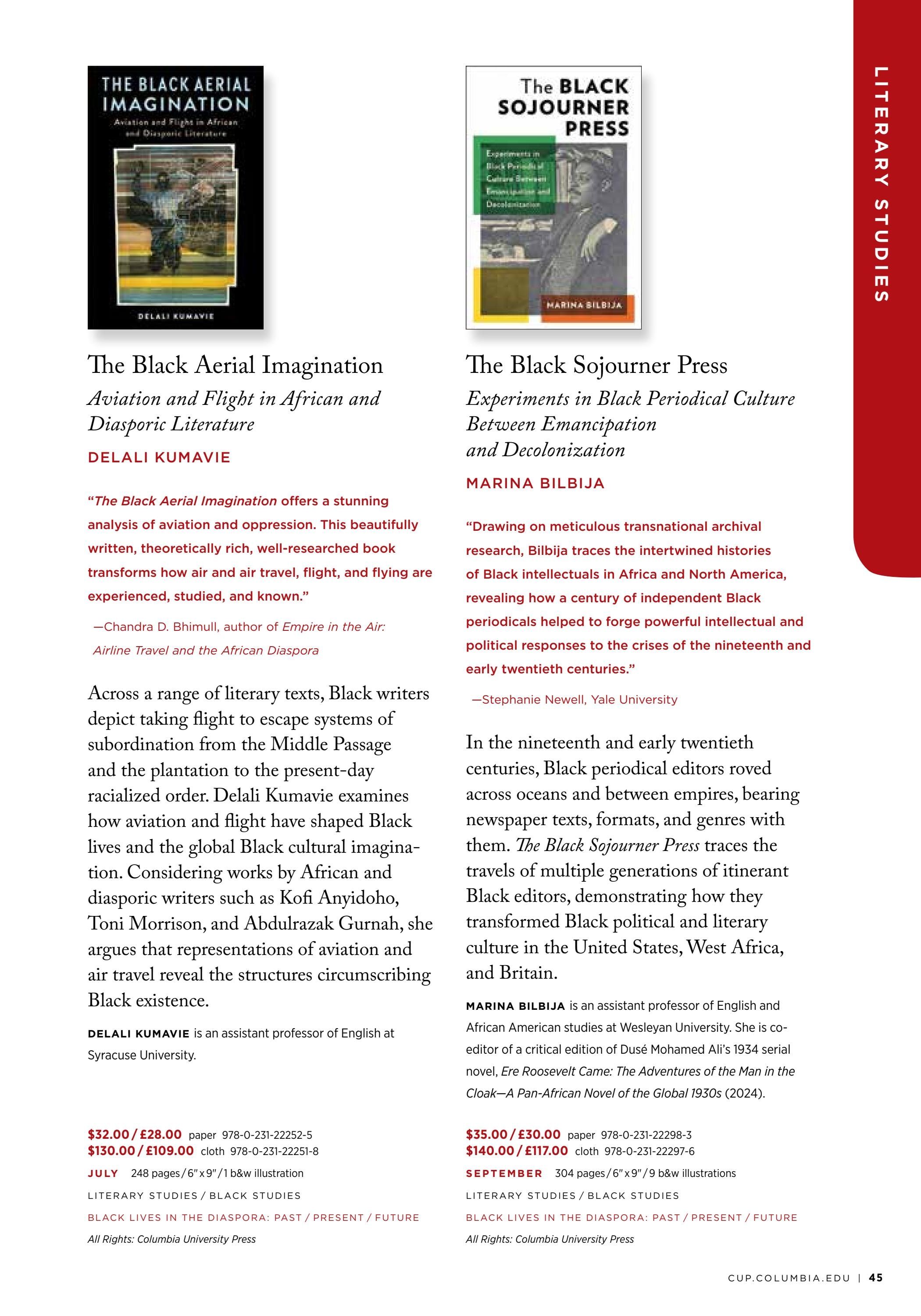 Columbia University Press Fall Catalog Weekly Ad January 1 - December 31, 2026