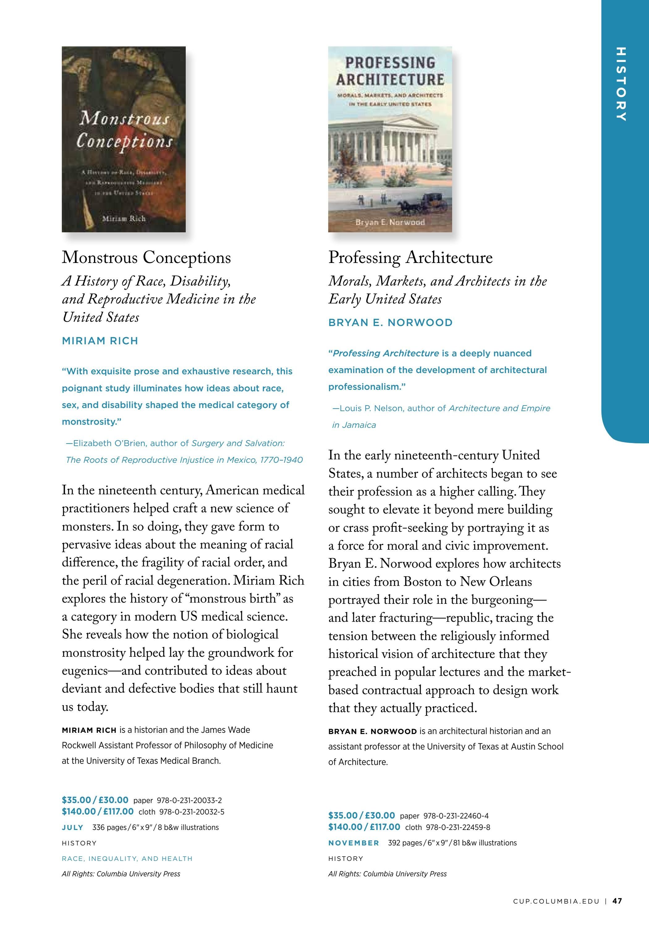 Columbia University Press Fall Catalog Weekly Ad January 1 - December 31, 2026