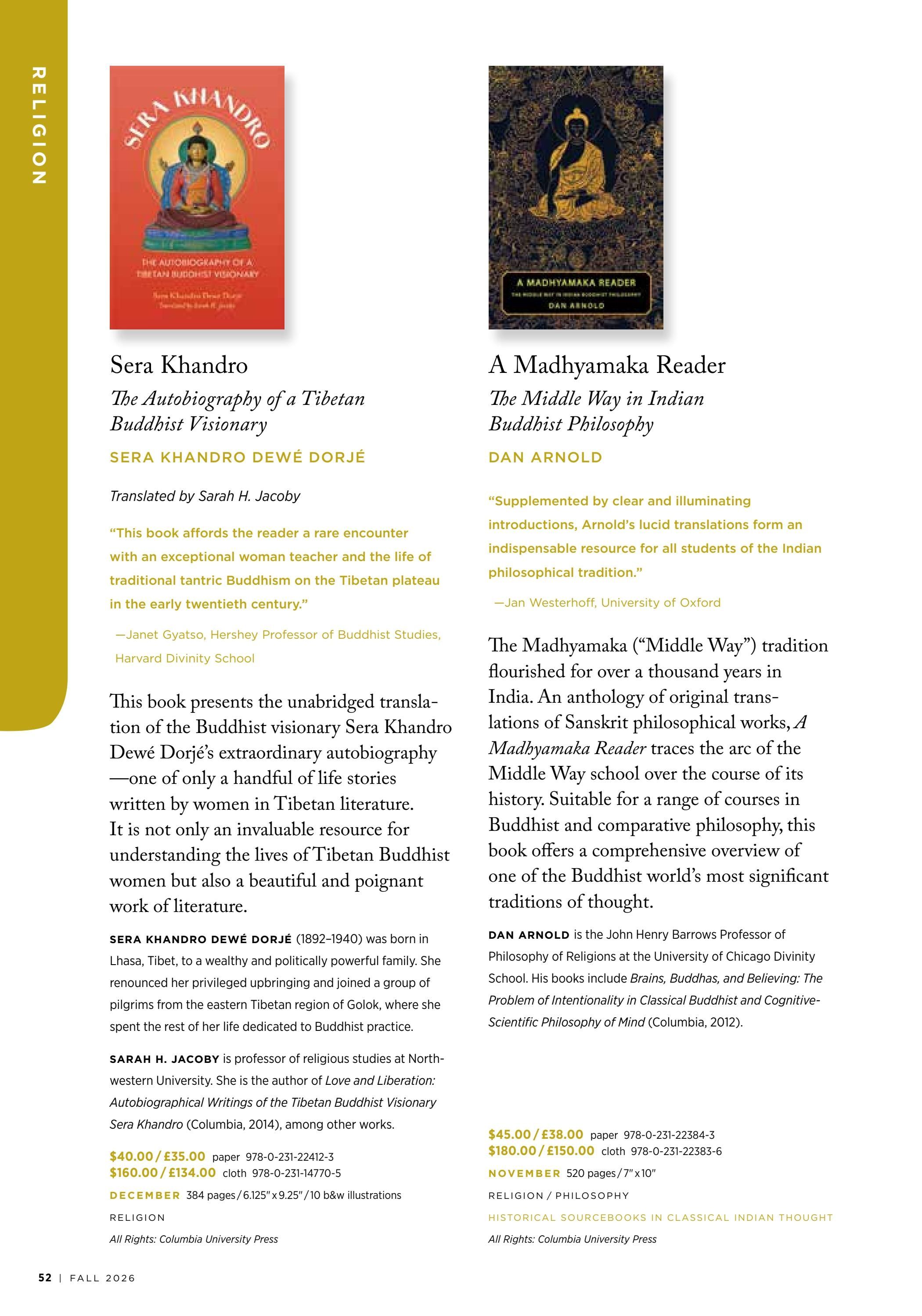 Columbia University Press Fall Catalog Weekly Ad January 1 - December 31, 2026