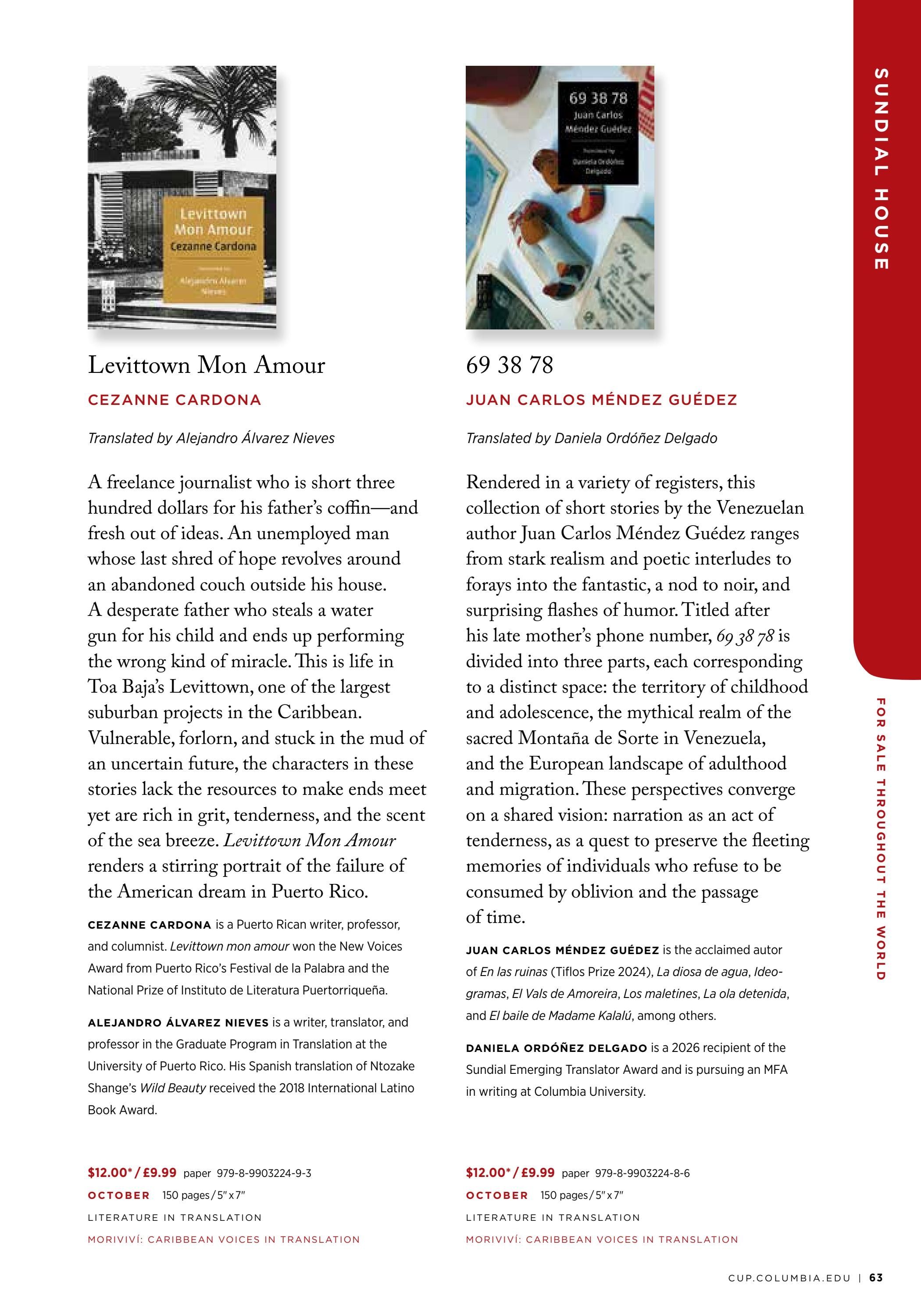 Columbia University Press Fall Catalog Weekly Ad January 1 - December 31, 2026