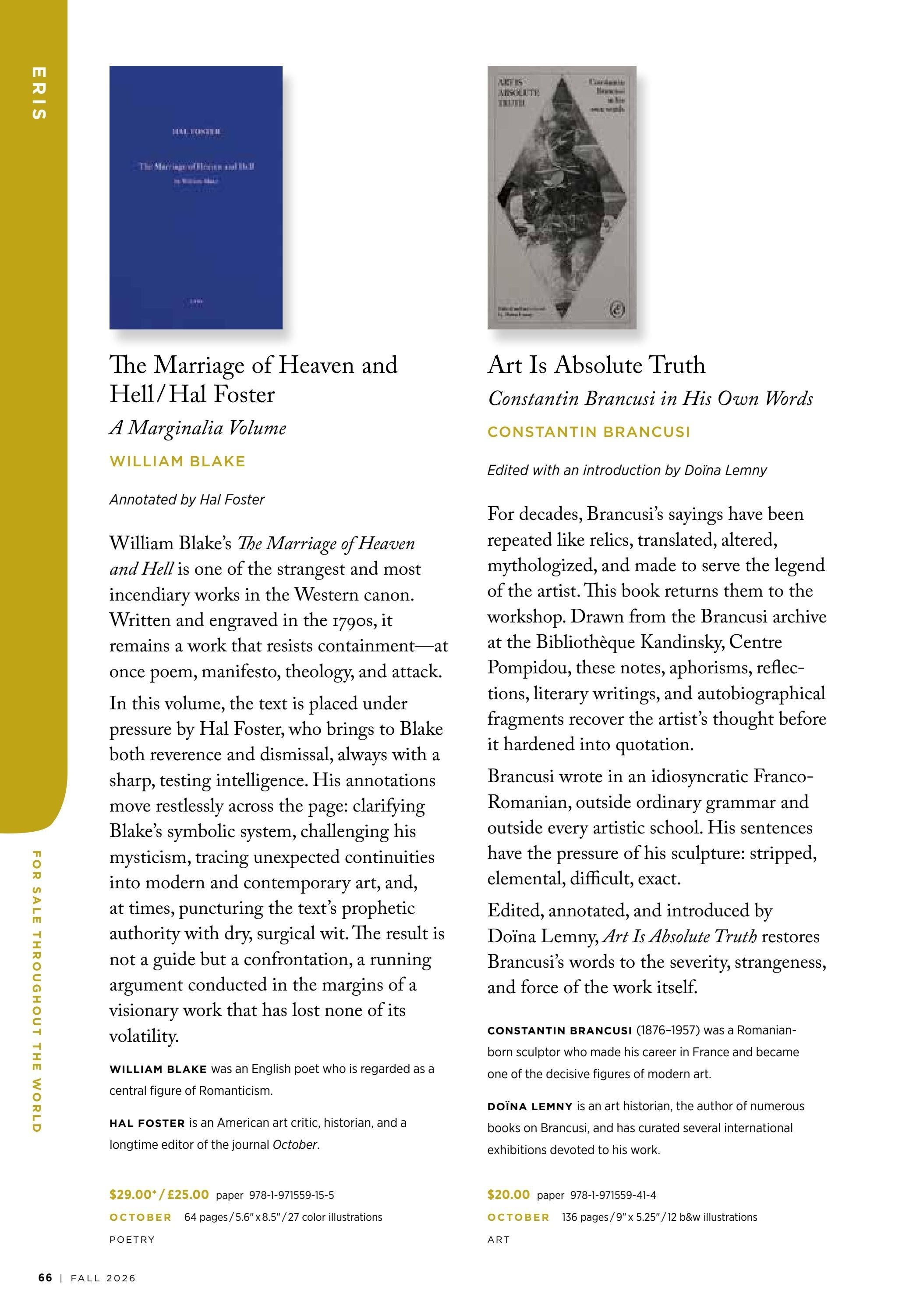 Columbia University Press Fall Catalog Weekly Ad January 1 - December 31, 2026