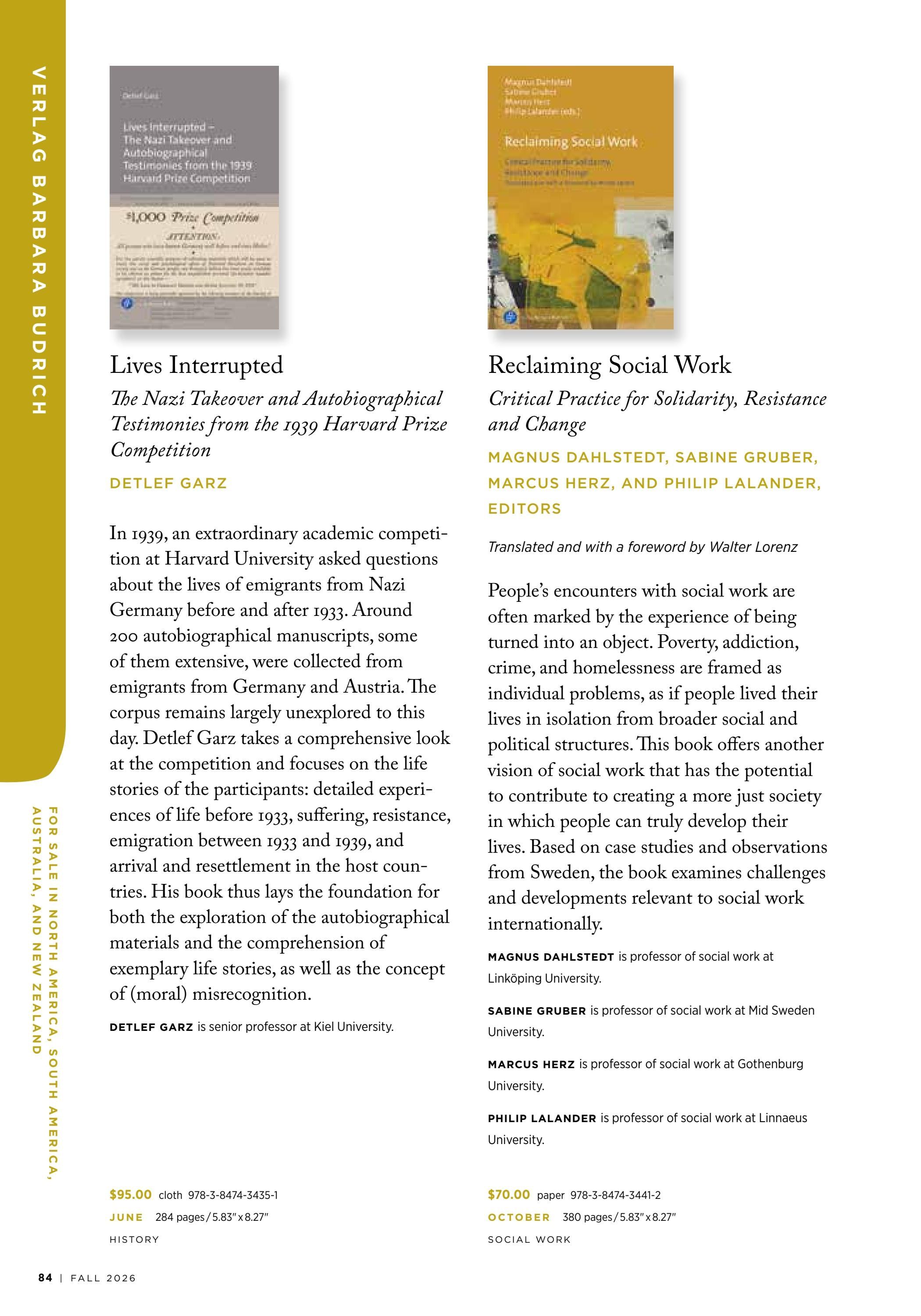 Columbia University Press Fall Catalog Weekly Ad January 1 - December 31, 2026