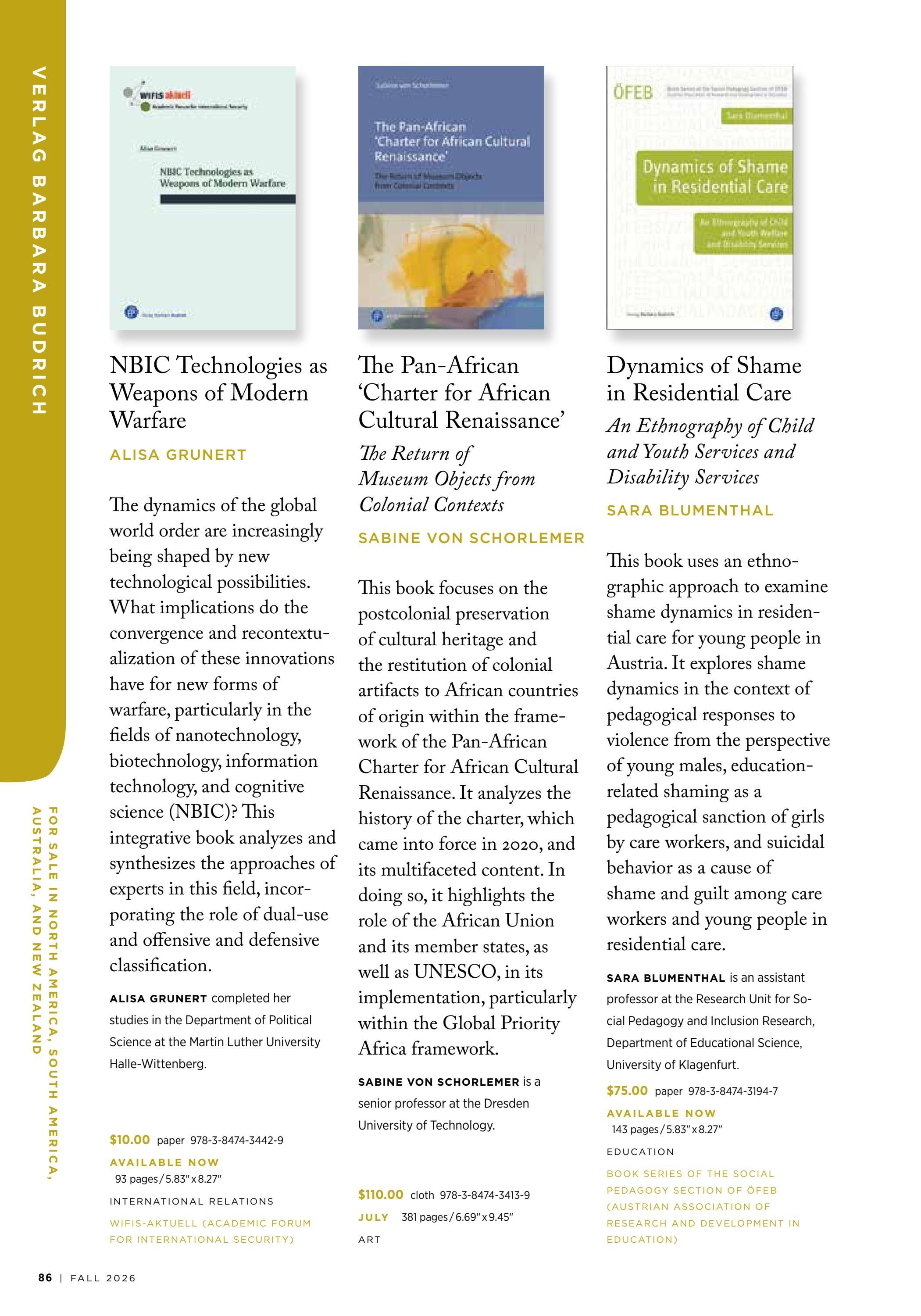 Columbia University Press Fall Catalog Weekly Ad January 1 - December 31, 2026