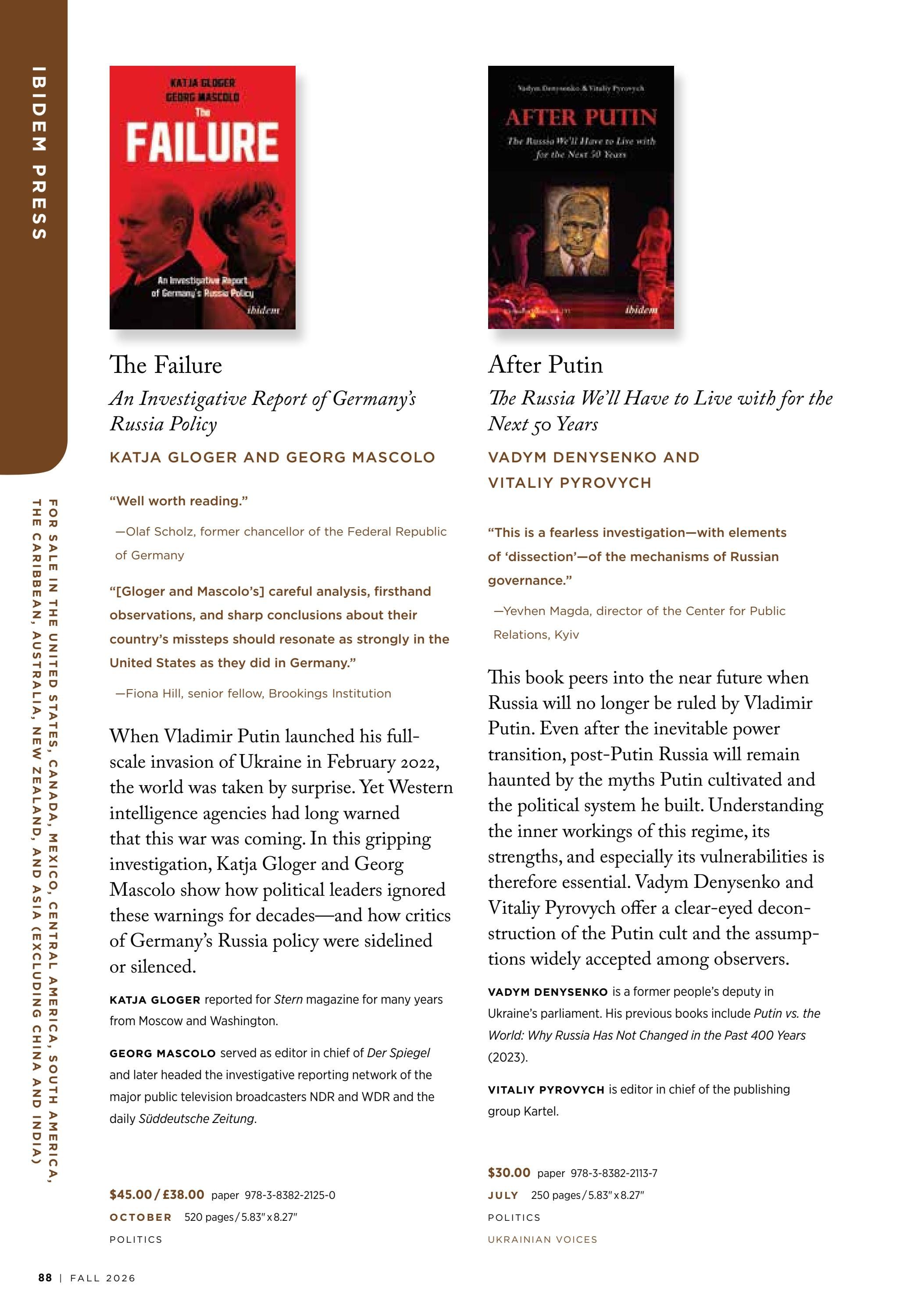 Columbia University Press Fall Catalog Weekly Ad January 1 - December 31, 2026