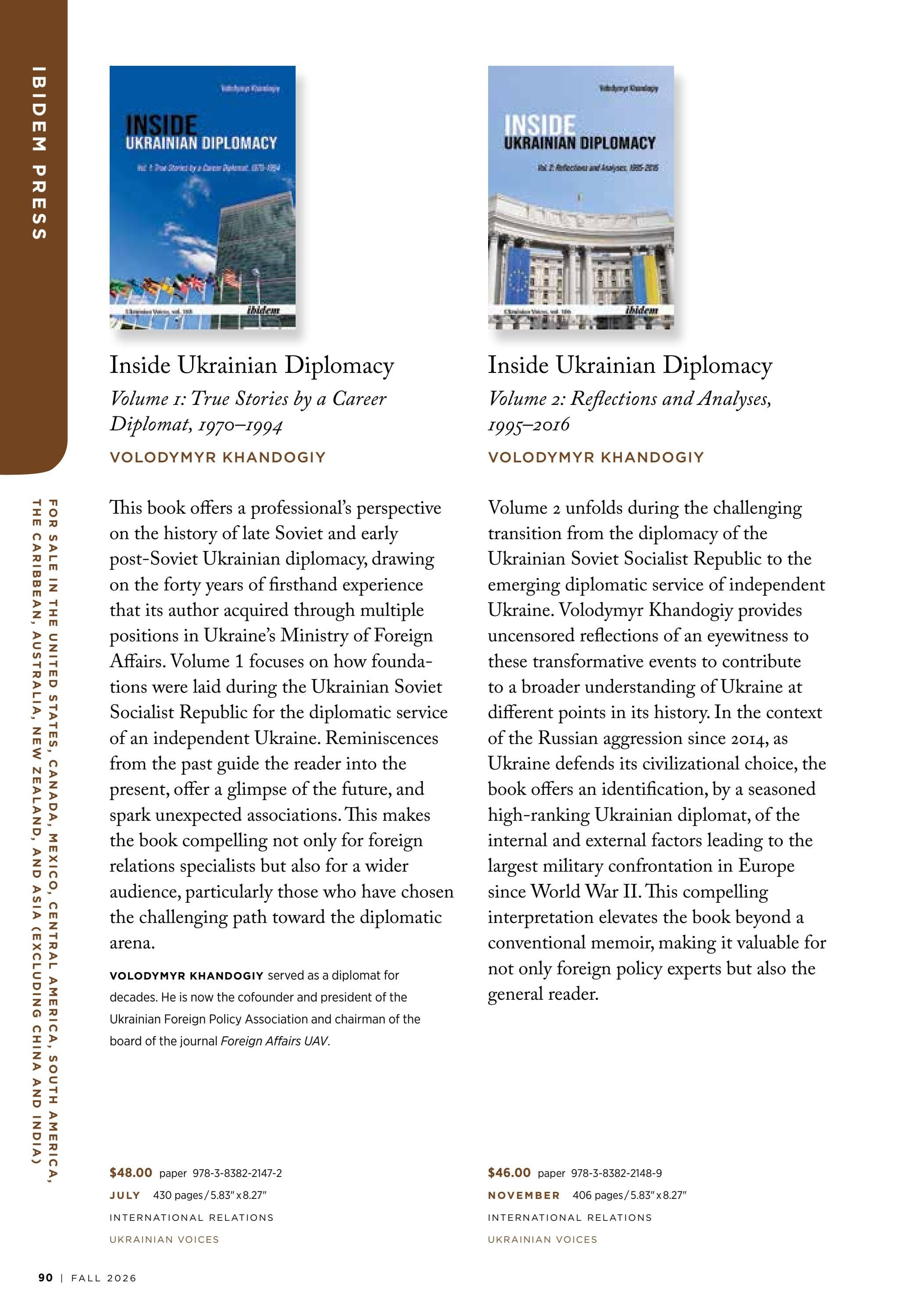 Columbia University Press Fall Catalog Weekly Ad January 1 - December 31, 2026