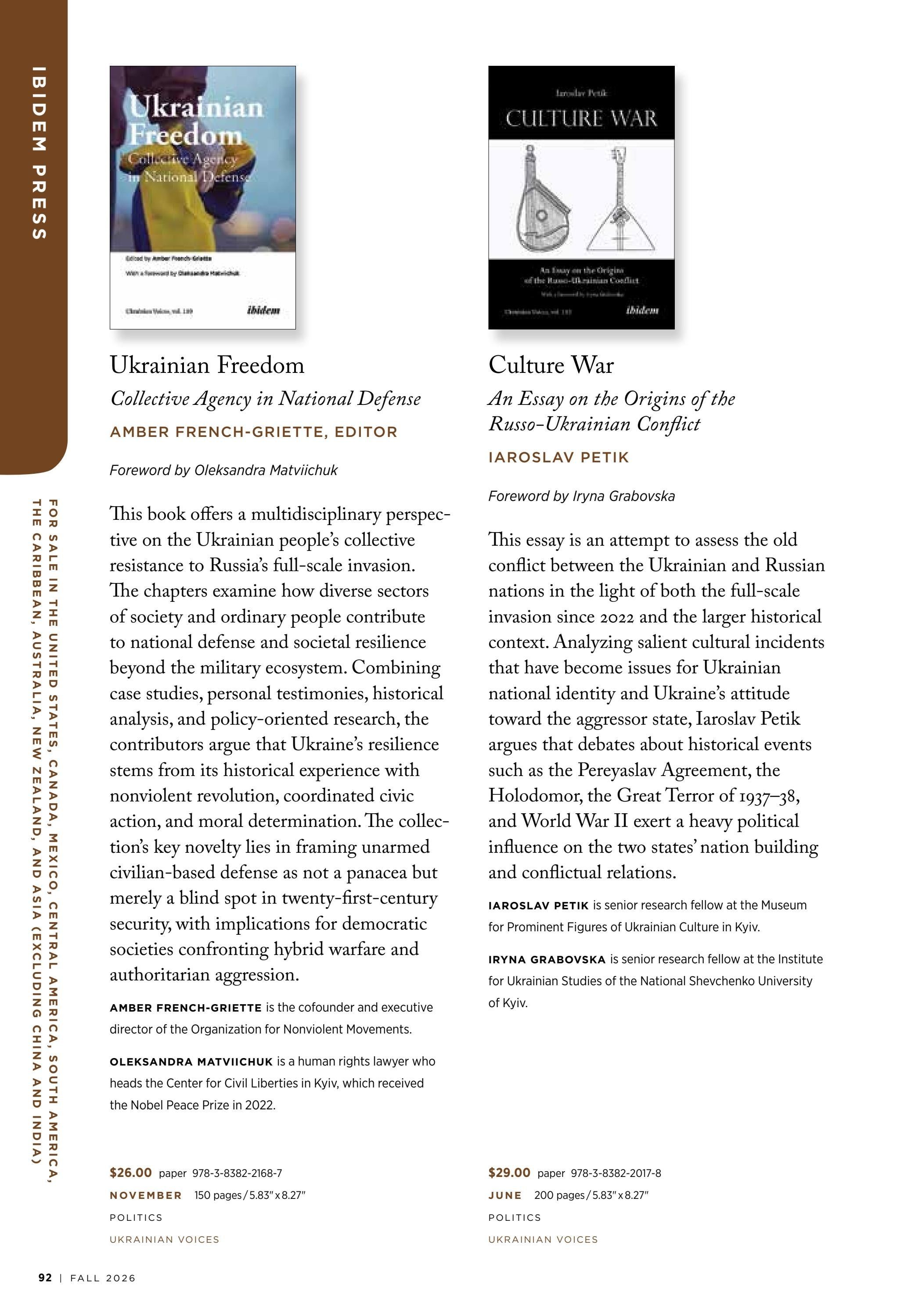Columbia University Press Fall Catalog Weekly Ad January 1 - December 31, 2026