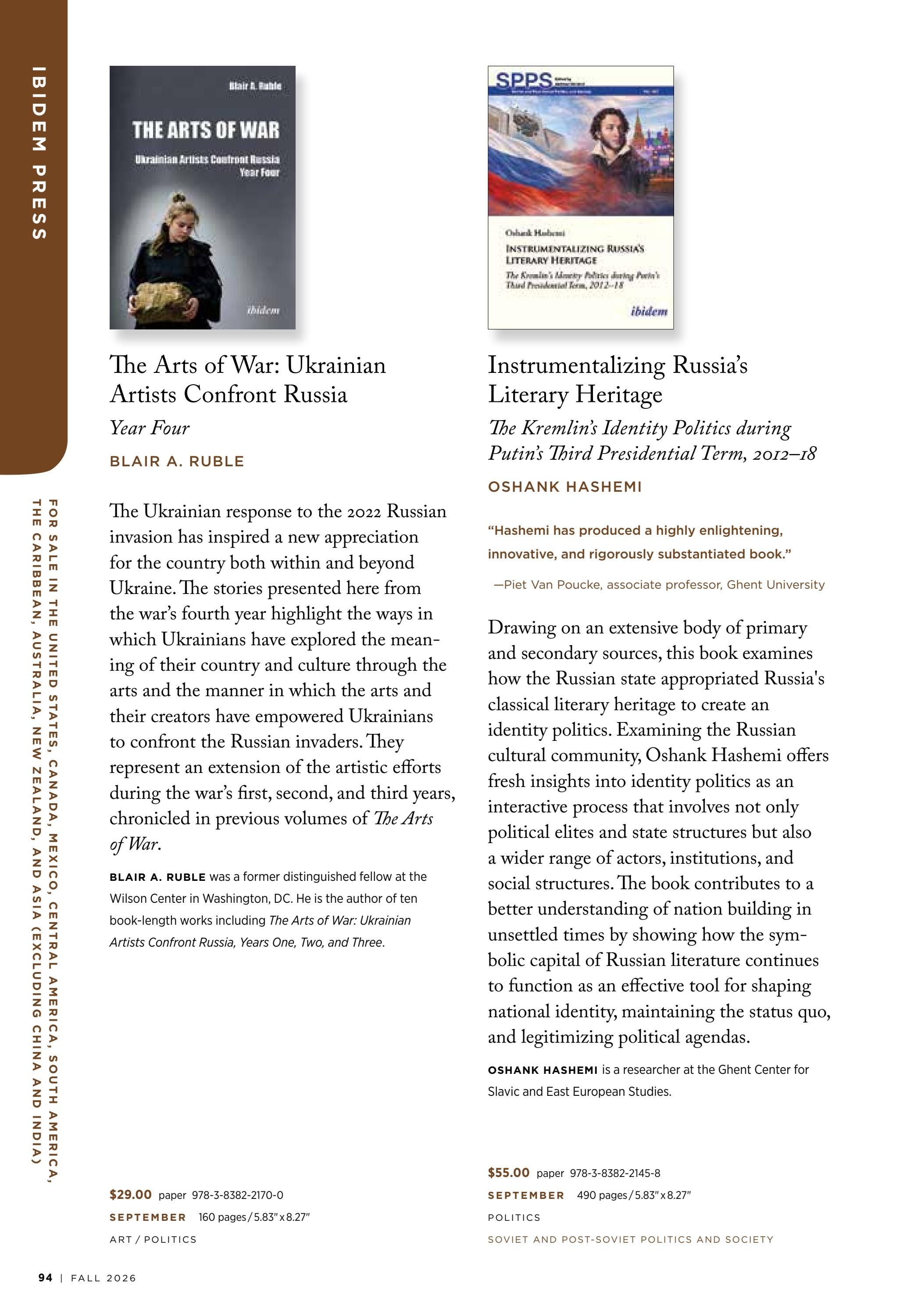 Columbia University Press Fall Catalog Weekly Ad January 1 - December 31, 2026
