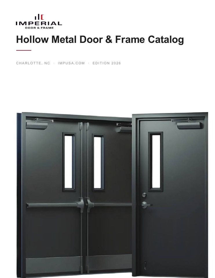 Imperial USA Hollow Metal Door & Frame Catalog Weekly Ad January 1 - December 31, 2026