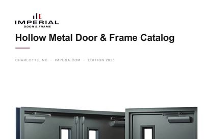 Imperial USA Hollow Metal Door & Frame Catalog Weekly Ad January 1 - December 31, 2026