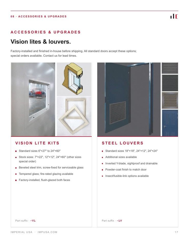 Imperial USA Hollow Metal Door & Frame Catalog Weekly Ad January 1 - December 31, 2026