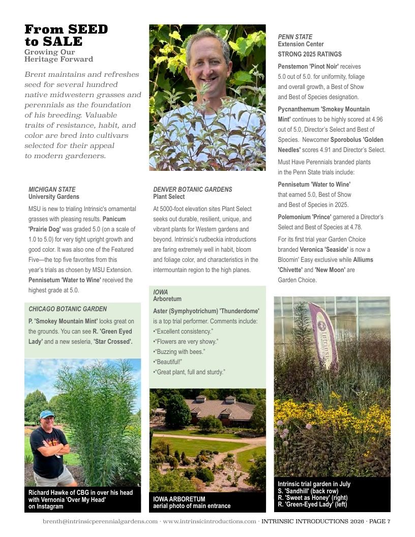 Intrinsic Perennial Gardens Plant Introductions Catalog Weekly Ad January 1 - December 31, 2026