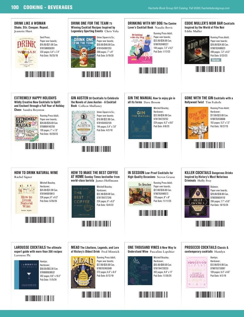 Hachette Book Group Fall 2026 Gift Catalog Weekly Ad January 1 - December 31, 2026