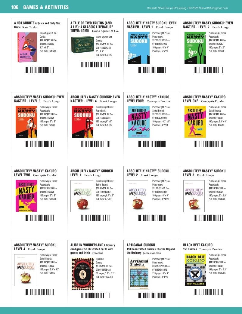 Hachette Book Group Fall 2026 Gift Catalog Weekly Ad January 1 - December 31, 2026