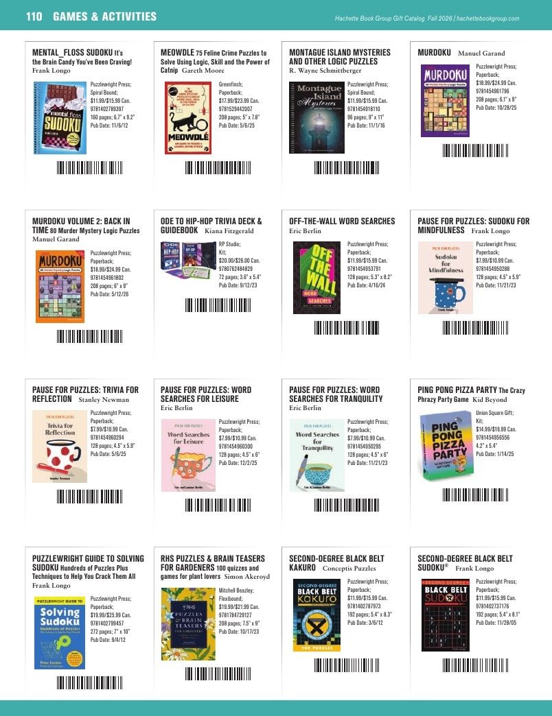Hachette Book Group Fall 2026 Gift Catalog Weekly Ad January 1 - December 31, 2026