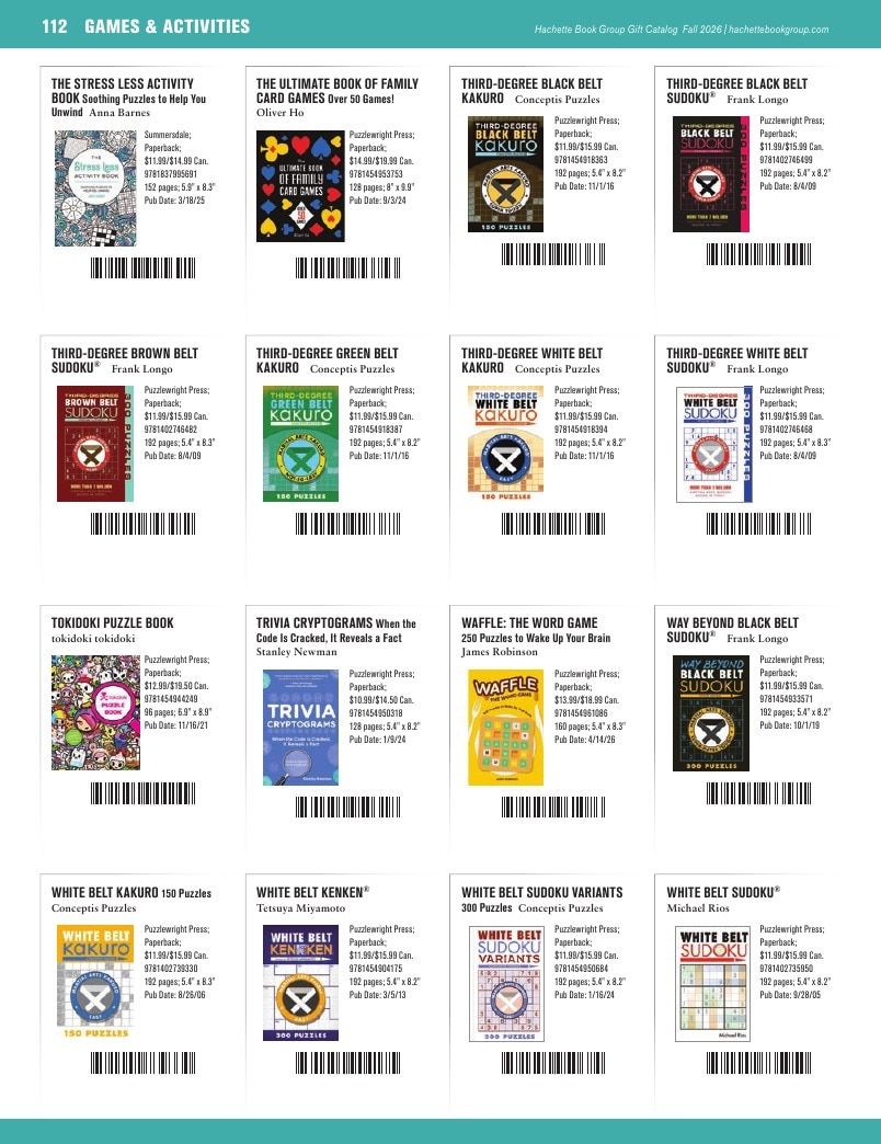 Hachette Book Group Fall 2026 Gift Catalog Weekly Ad January 1 - December 31, 2026