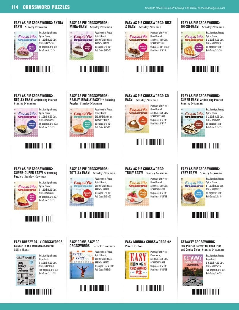 Hachette Book Group Fall 2026 Gift Catalog Weekly Ad January 1 - December 31, 2026